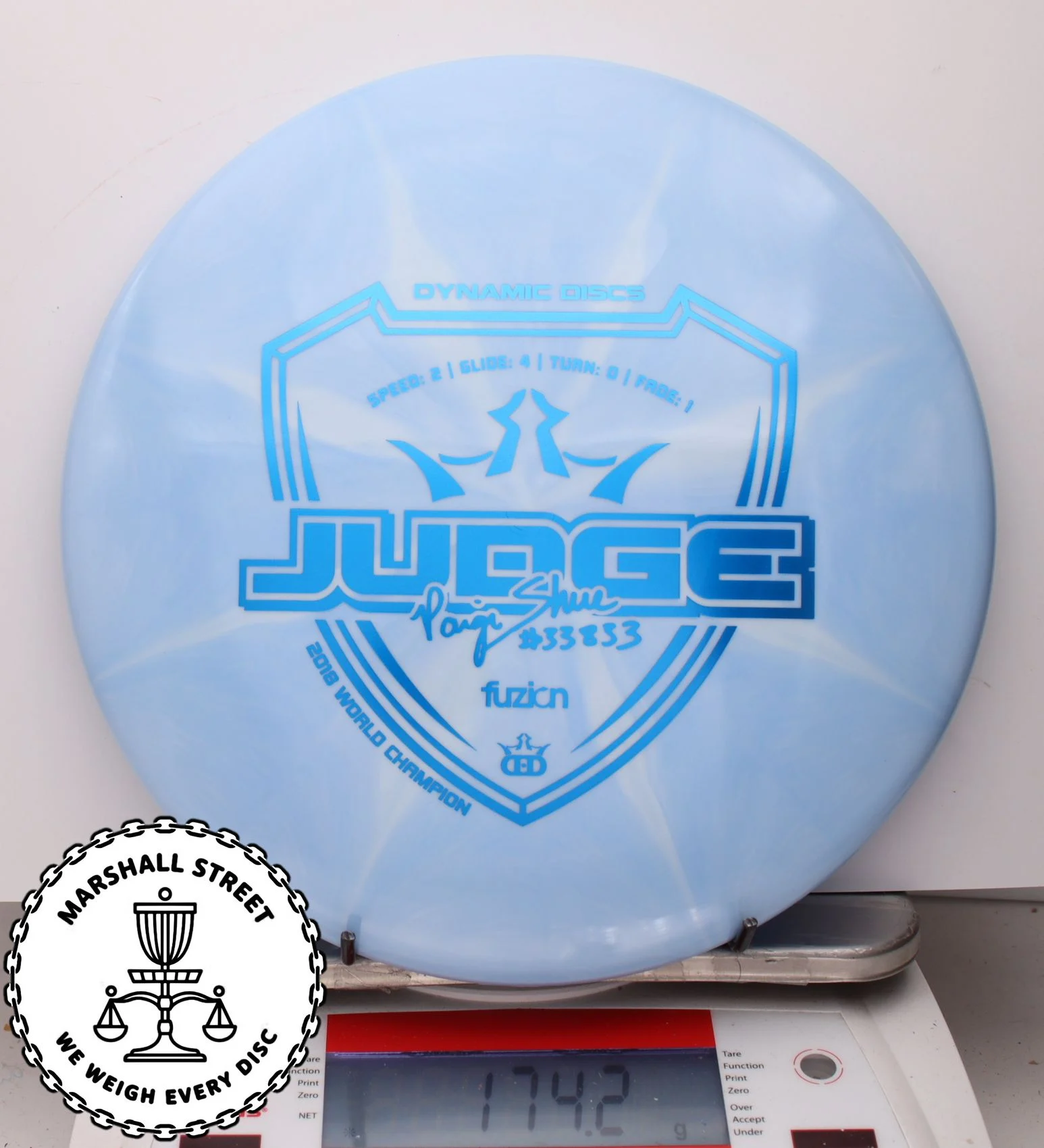 255241.jpg Fuzion Burst Judge, Paige Shue - #24 Blue, 174
