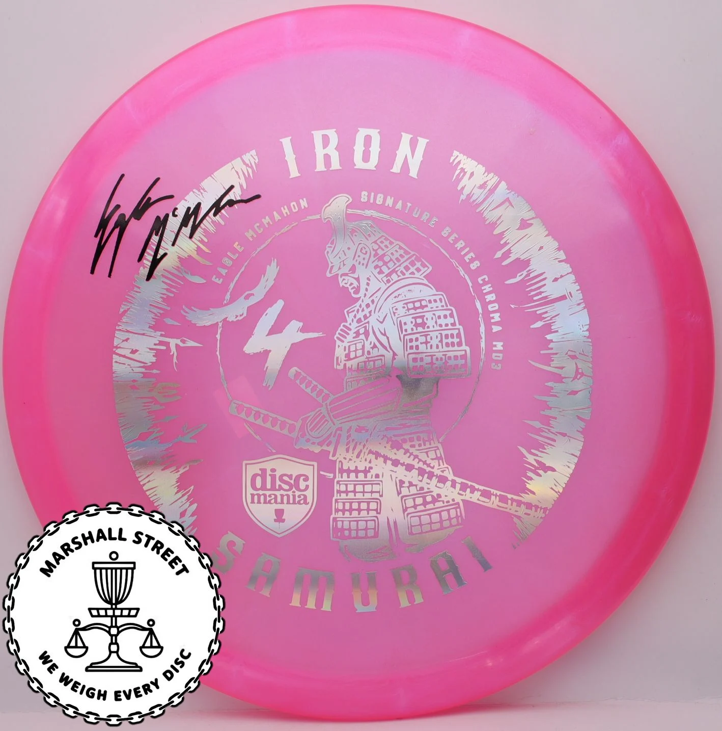 Chroma MD3, Iron Samurai 4 - Eagle McMahon Autograph Stamp
