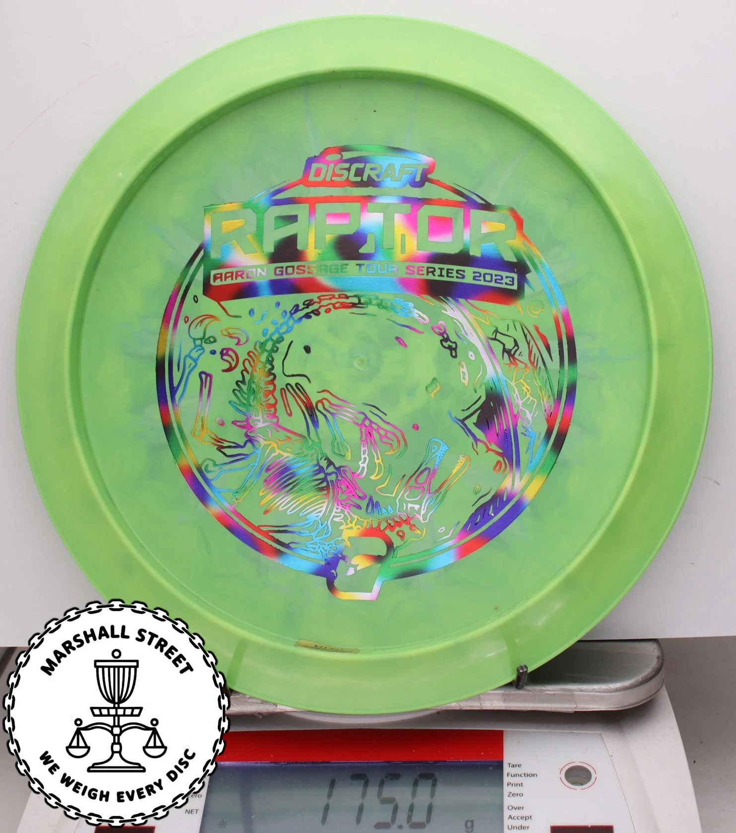 271423-1.jpg ESP Swirl Raptor, Gossage '23 - #19 Green, 175