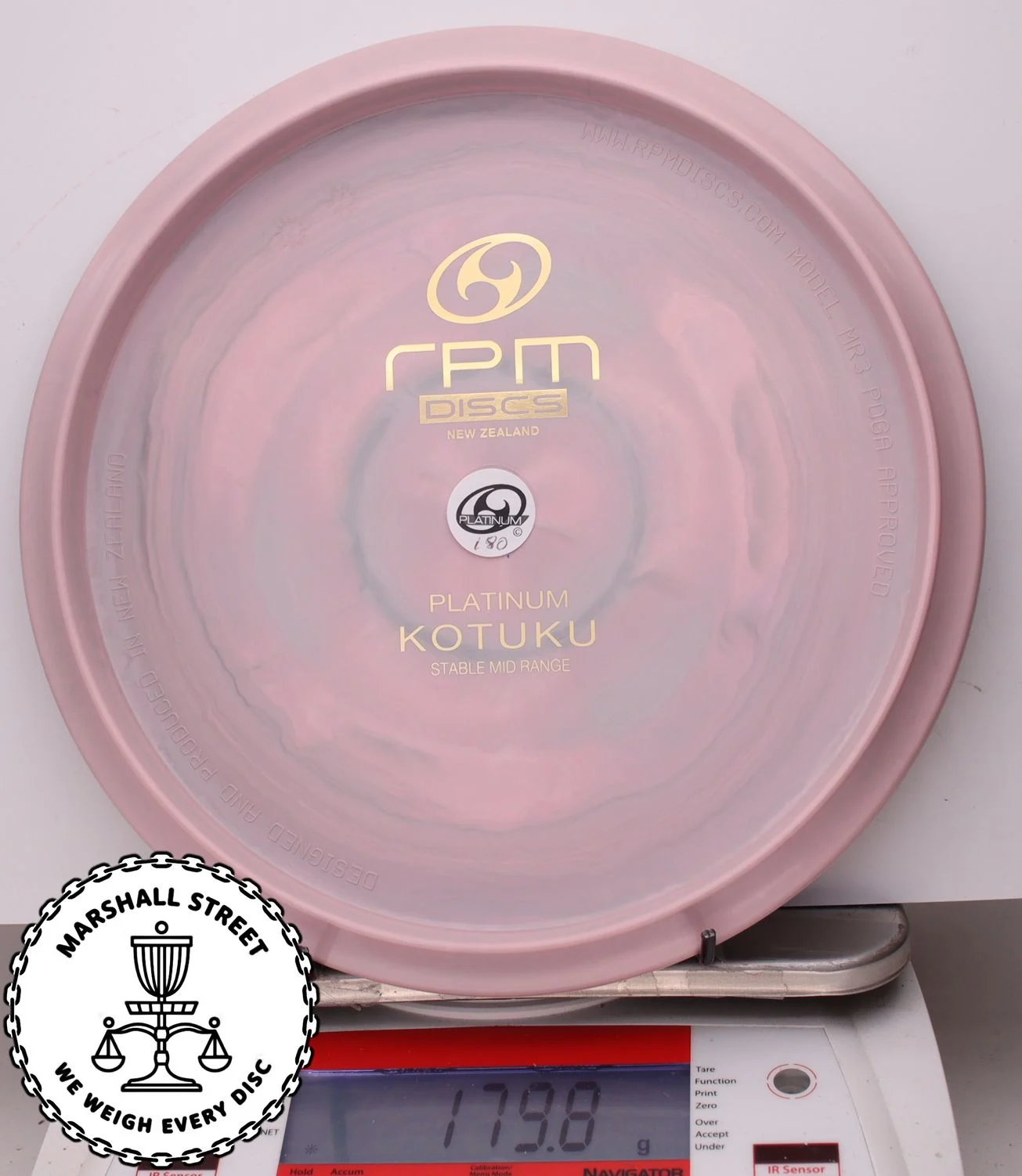 282699.jpg Platinum Kotuku, Bottom Stamp - #10 LtPink, 180