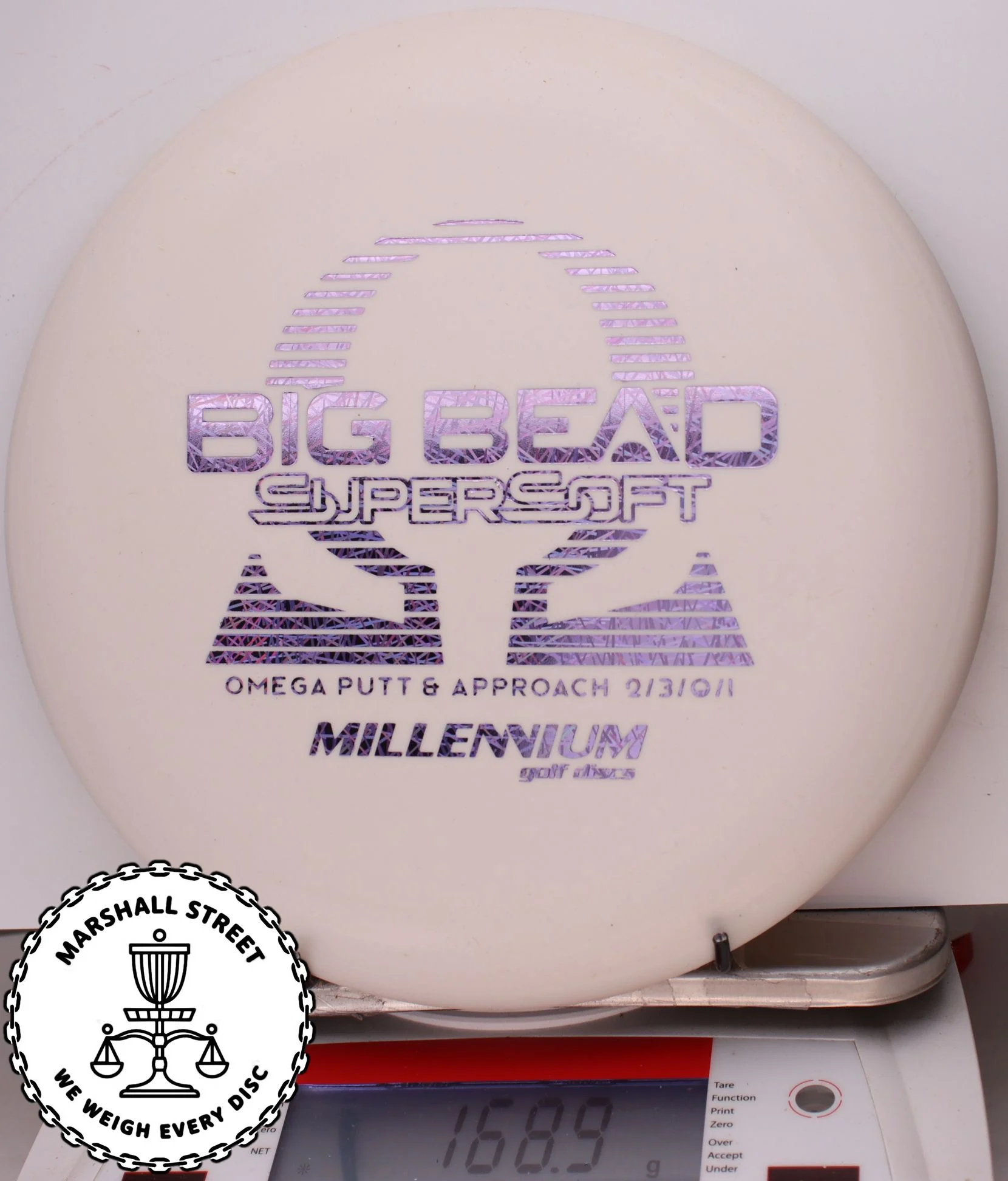 289389.jpg Millennium Omega SS, Big Bead - #38 White, 169