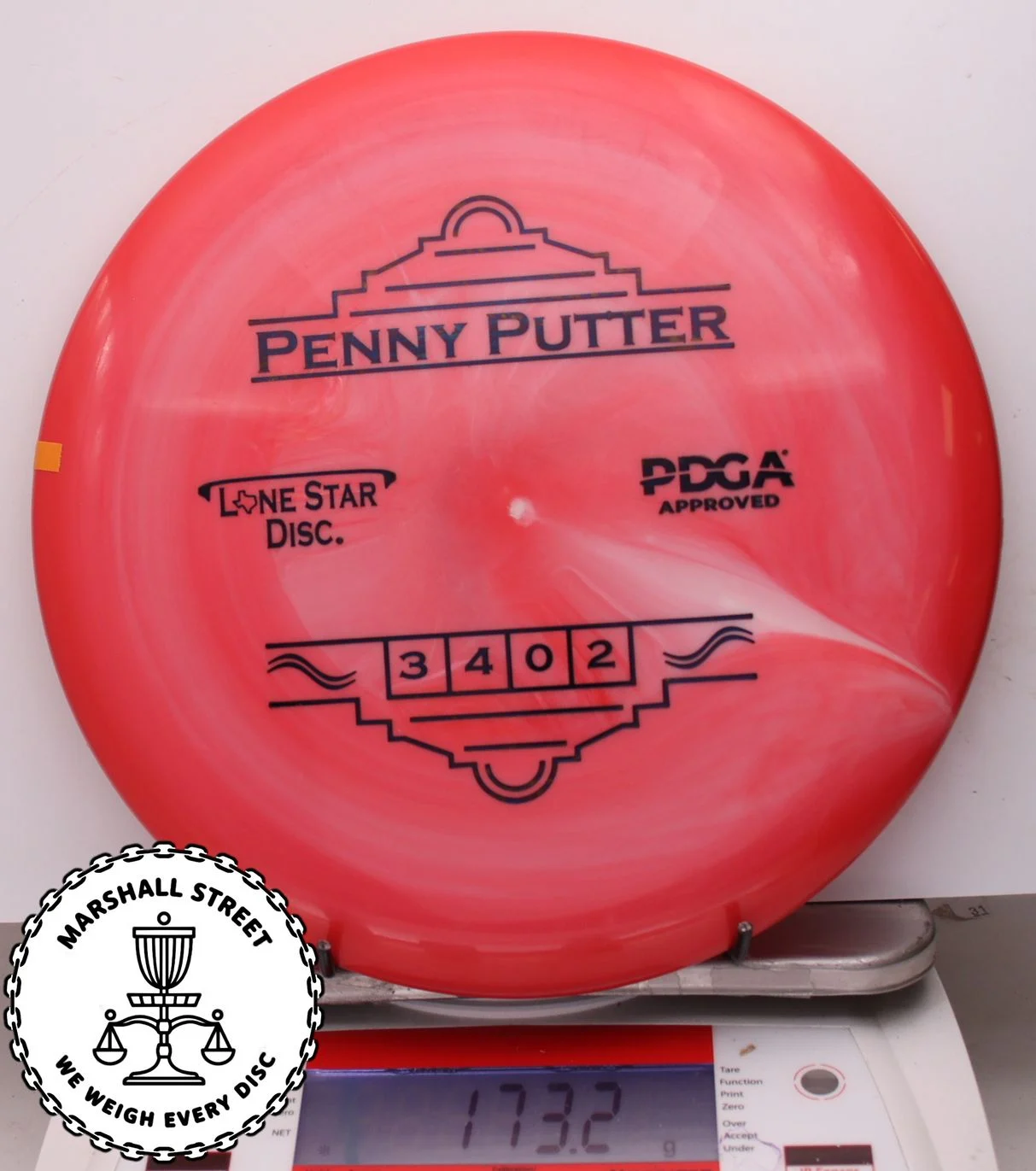 332872.jpg Bravo Penny Putter - #75 Red, 173