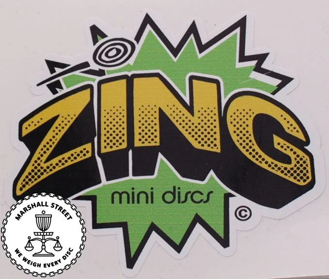 Zing Mini Discs Die Cut Sticker