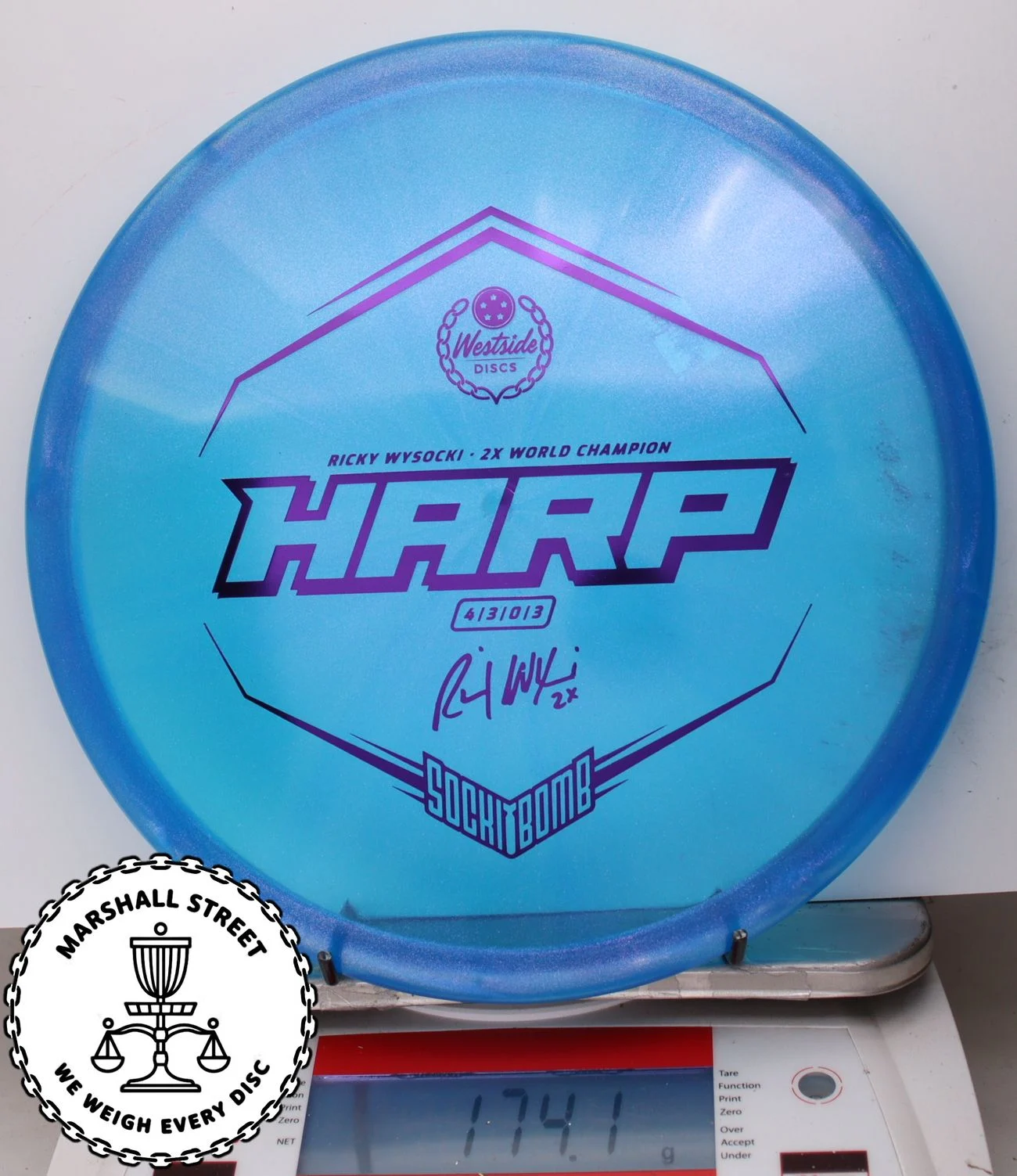343773.jpg VIP Ice Glimmer Harp, Ricky Wysocki - #08 Blue, 174