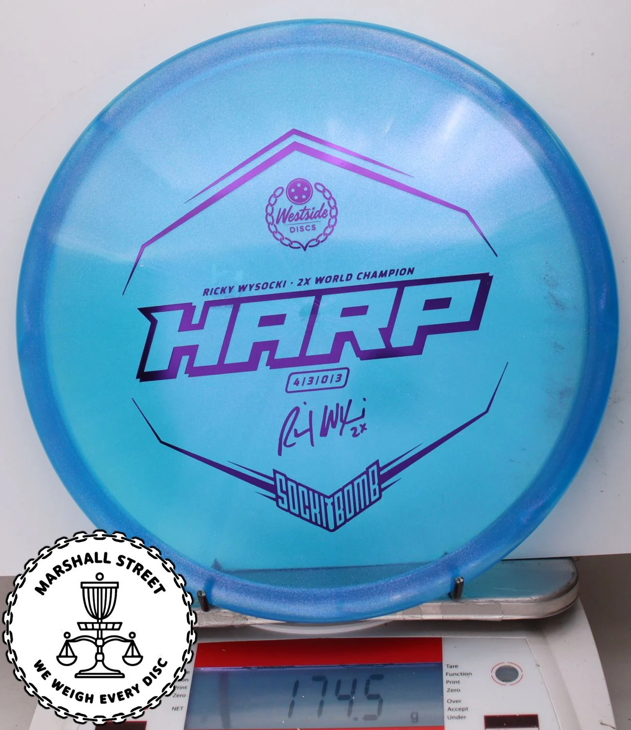 343774.jpg VIP Ice Glimmer Harp, Ricky Wysocki - #09 Blue, 174