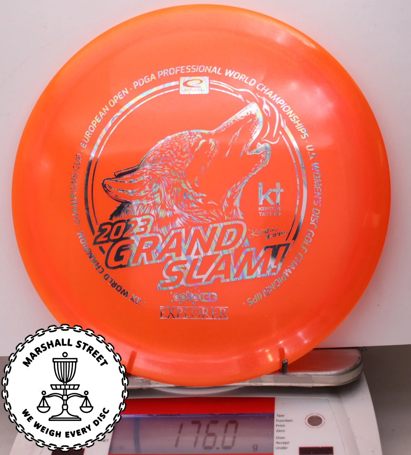349074.jpg Opto Ice Glimmer Explorer, Kristin Tattar 2023 Grand Slam - #43 Orange, 176