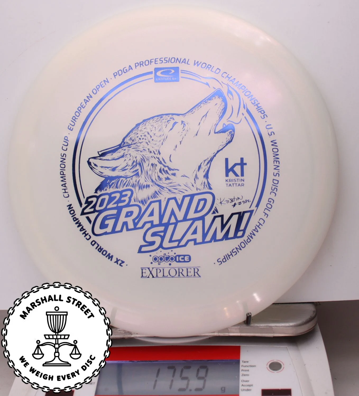 349045.jpg Opto Ice Glimmer Explorer, Kristin Tattar 2023 Grand Slam - #14 White, 176