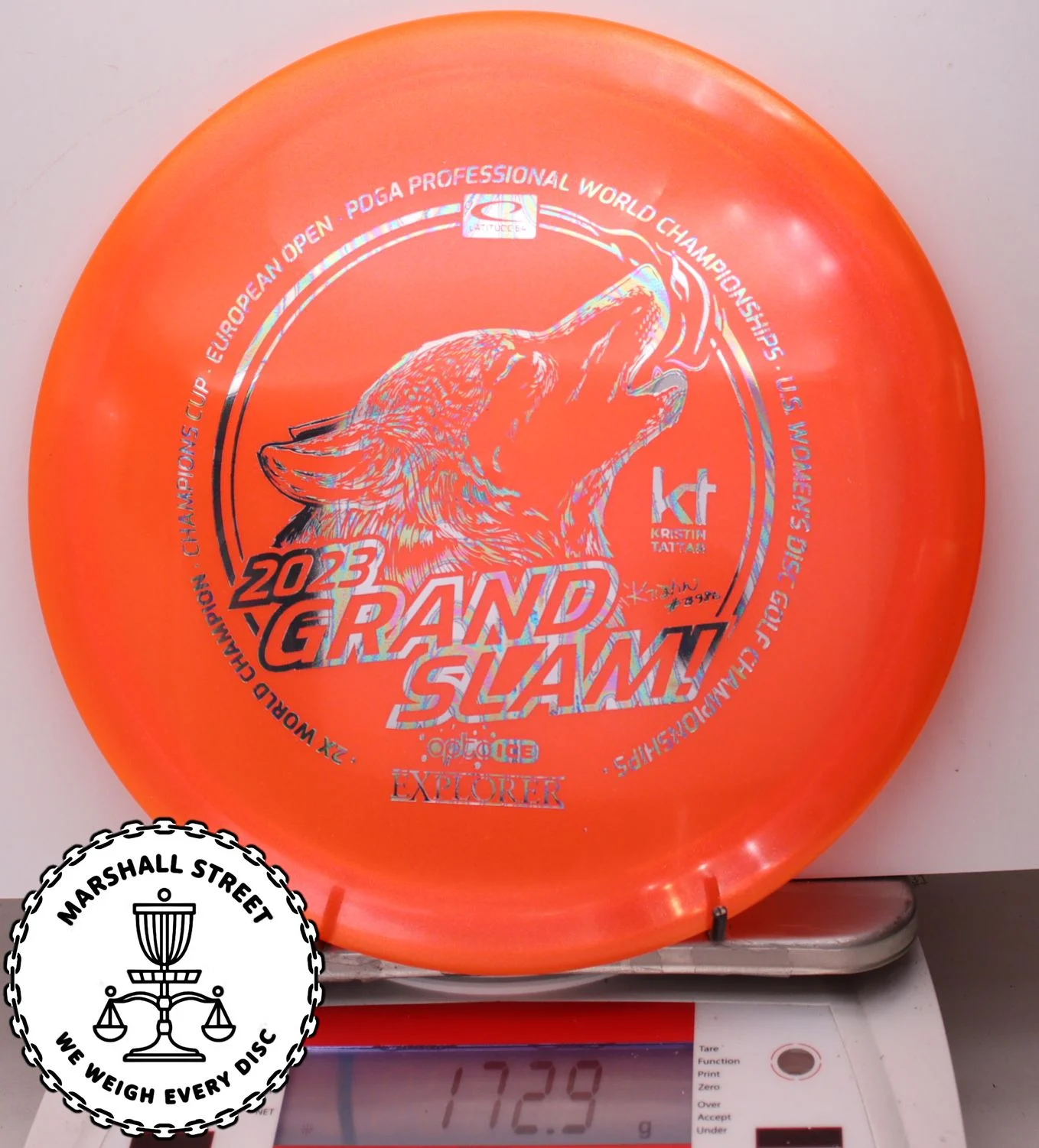 349080.jpg Opto Ice Glimmer Explorer, Kristin Tattar 2023 Grand Slam - #49 Orange, 173