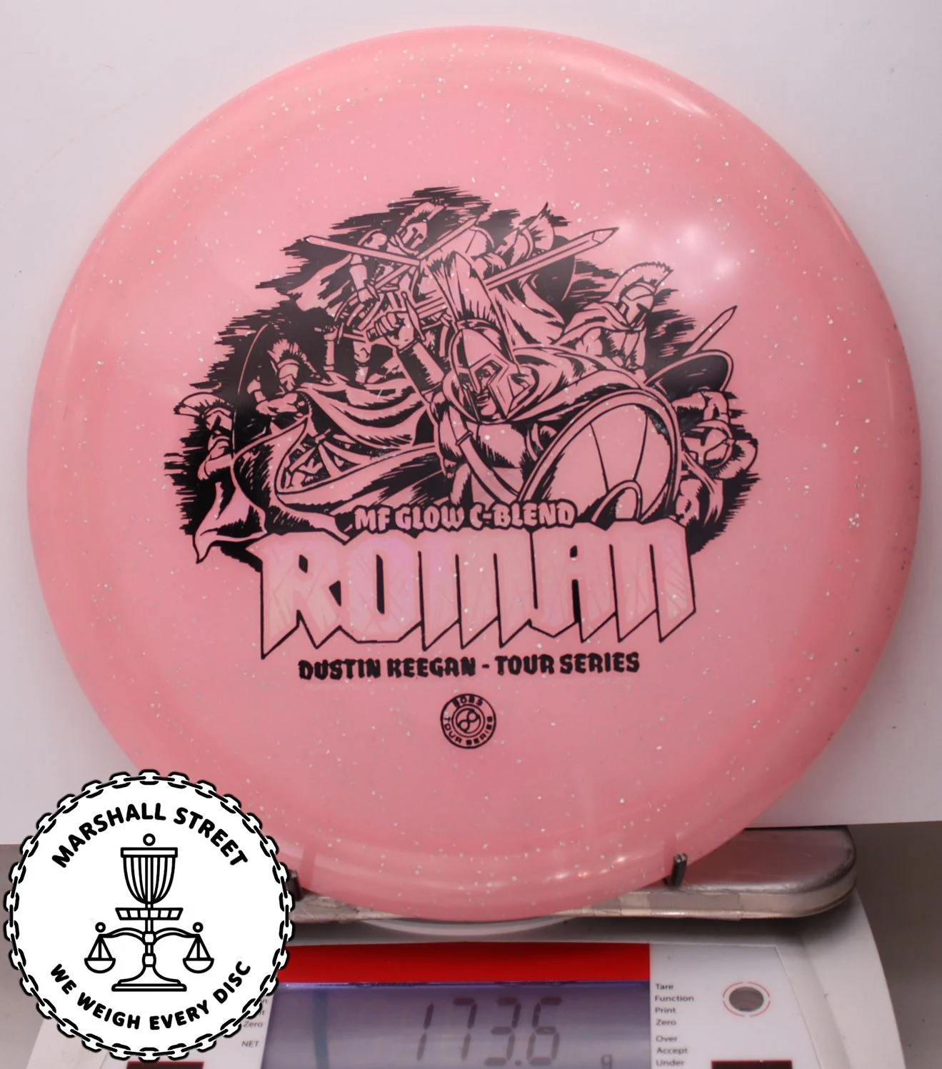 000004 Metal Flake Glow C-Blend Roman, Dustin Keegan - #04 PinkGlow, 174
