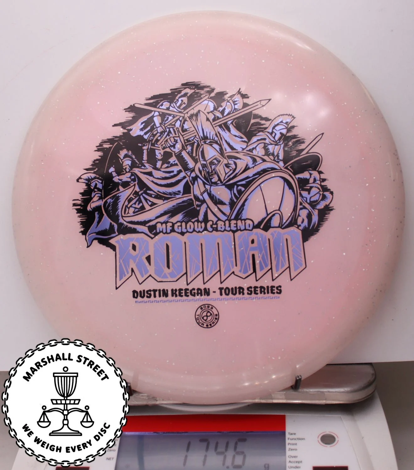 000007 Metal Flake Glow C-Blend Roman, Dustin Keegan - #07 PinkGlow, 175