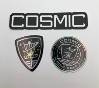 Cosmic Disc Golf Stickers