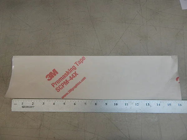 000104 Prodigy Vinyl Stickers - White, 16" X 4"