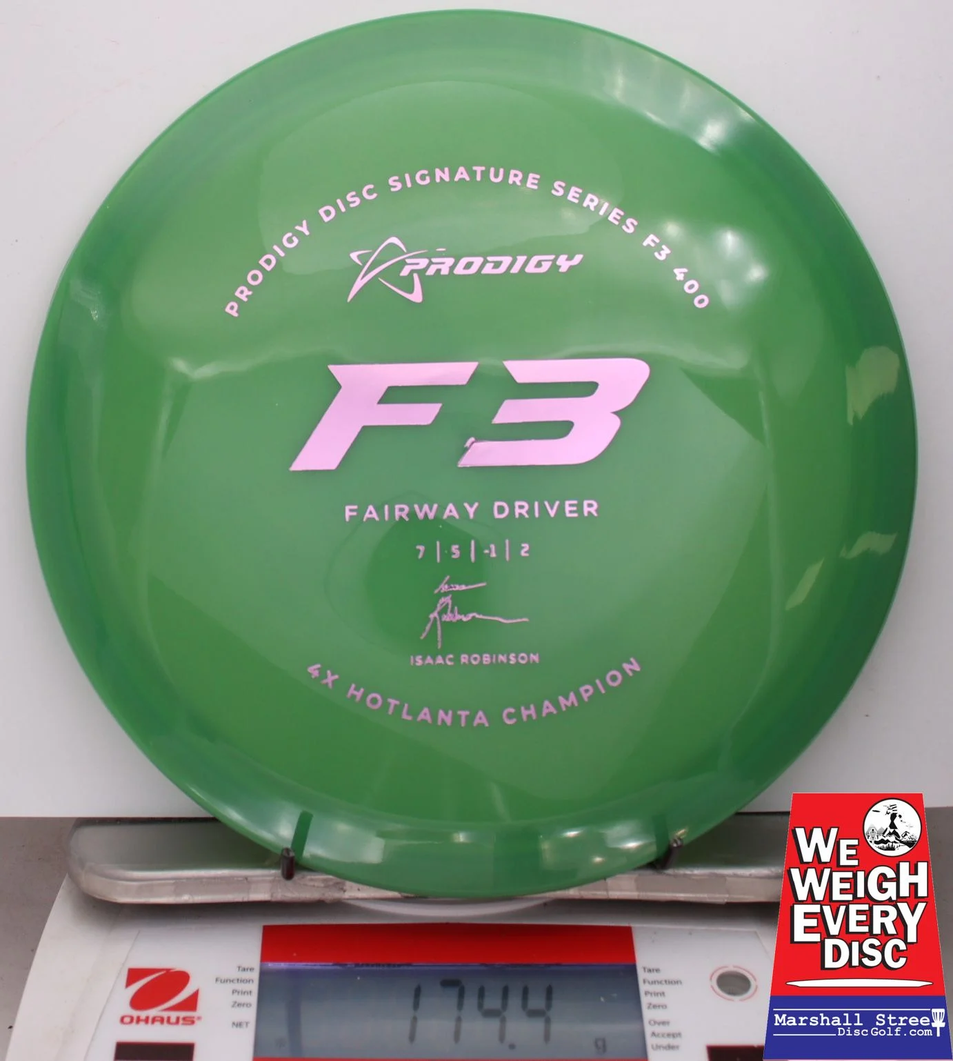 000858 F3, 400 Isaac Robinson '22 - #03 Green, 174