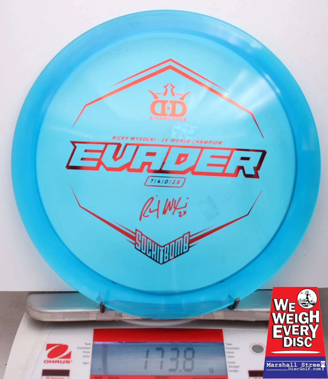 002142 Lucid Ice Evader, Wysocki 2X - #18 Blue, 174