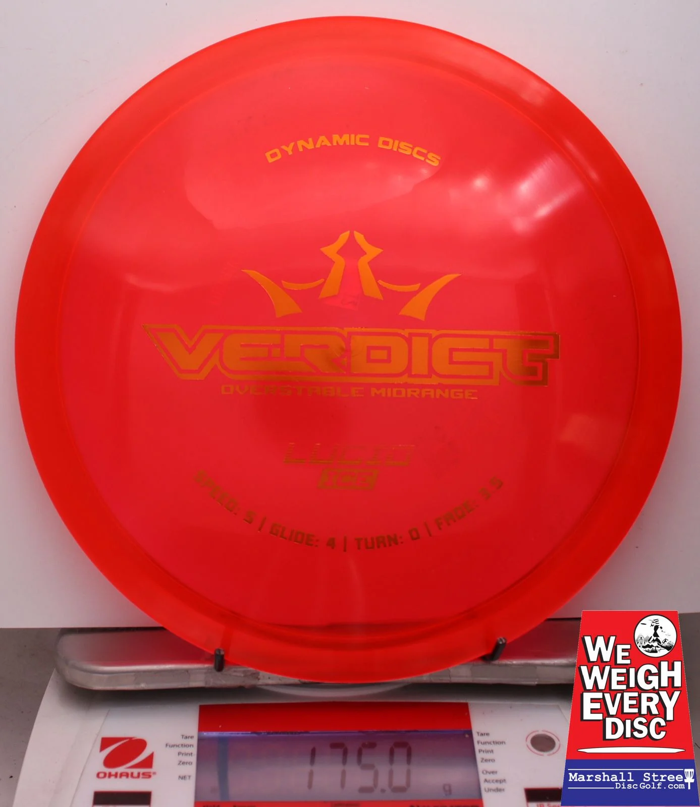 002282 Lucid Ice Verdict - #12 Red, 175