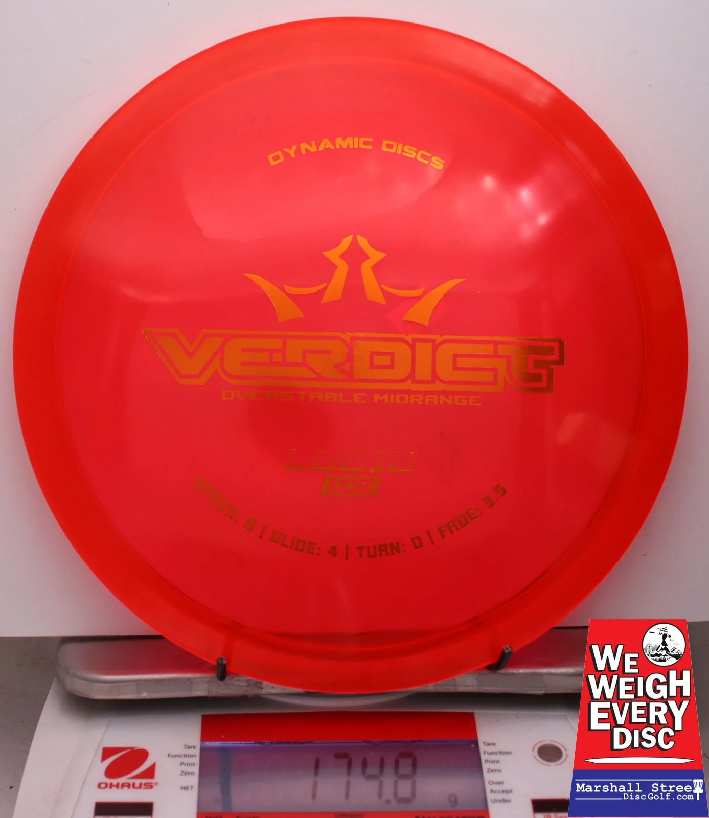 002283 Lucid Ice Verdict - #13 Red, 175