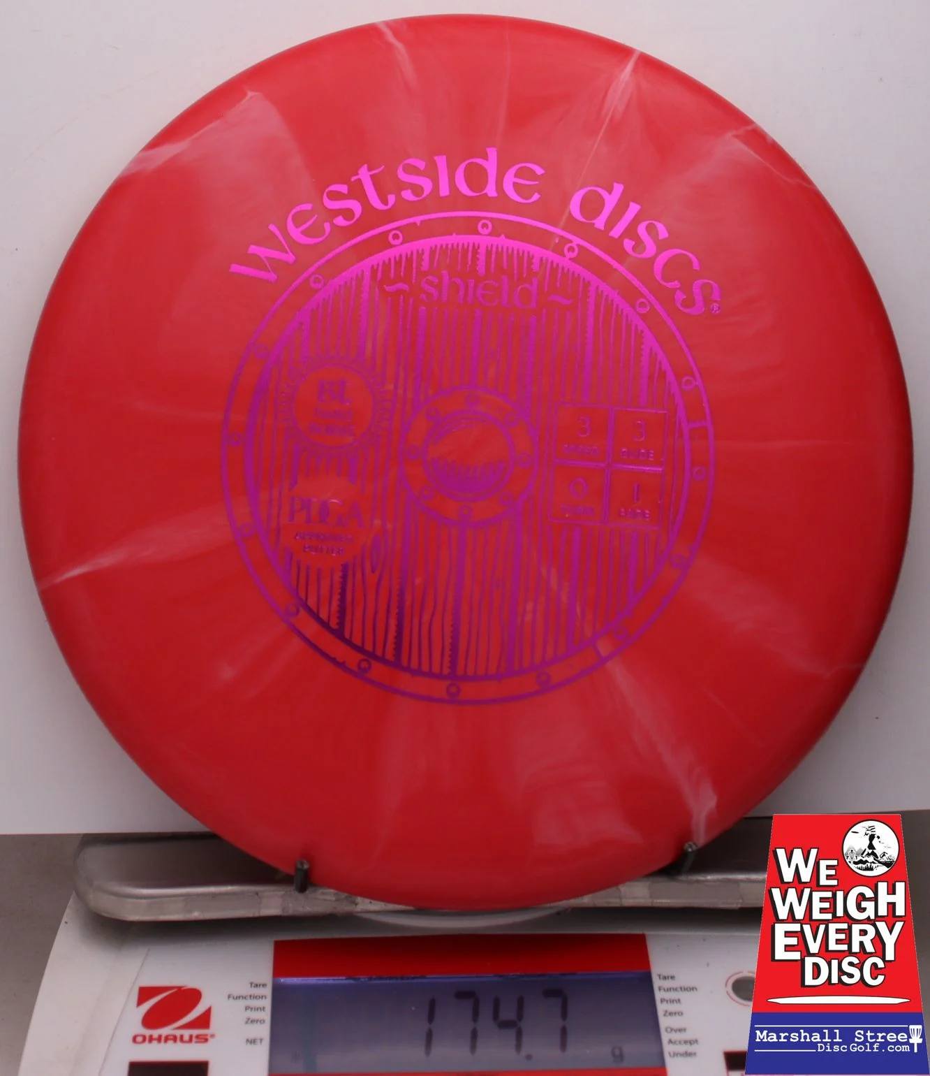 002641 Bt Hard Burst Shield - #52 Redish, 175