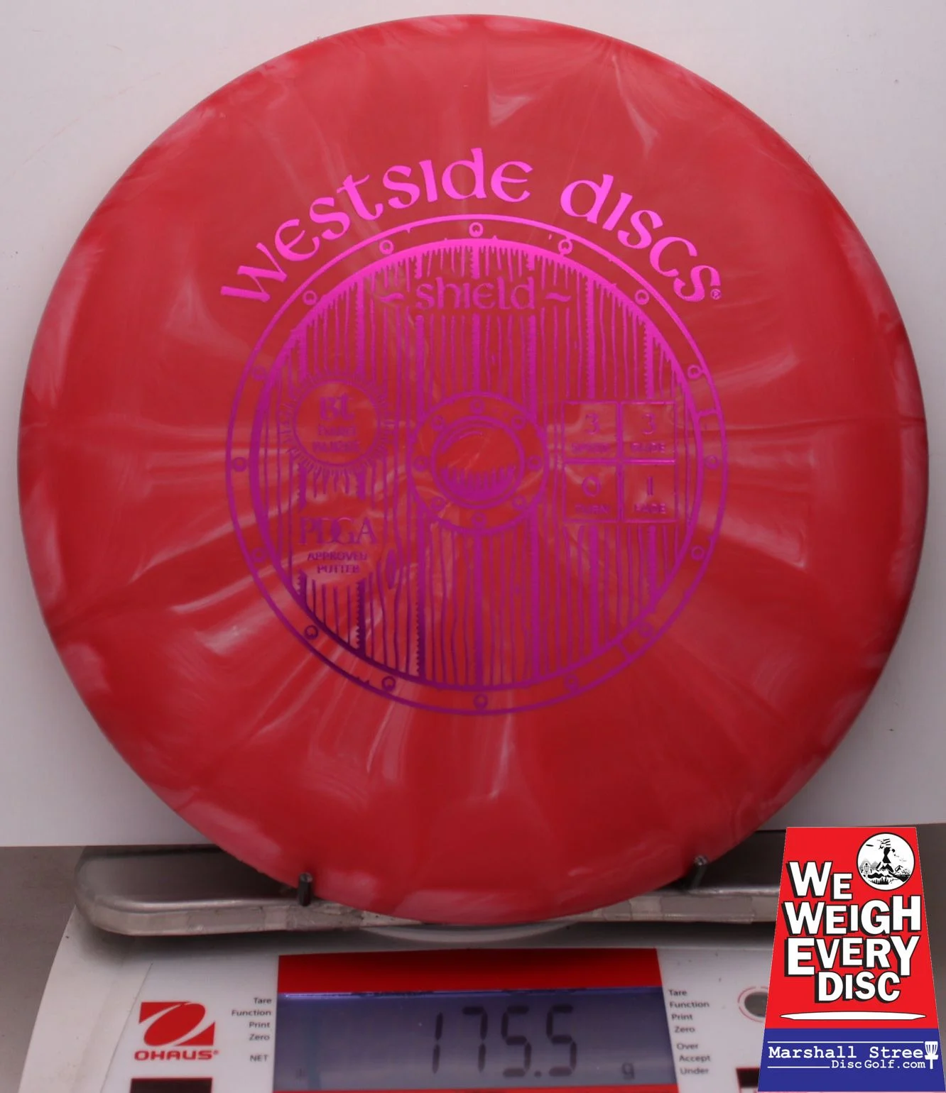002642 Bt Hard Burst Shield - #53 Redish, 175