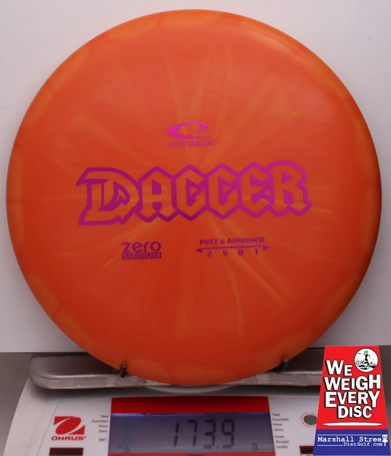 003108 Zero Medium Burst Dagger - #39 Orange, 174