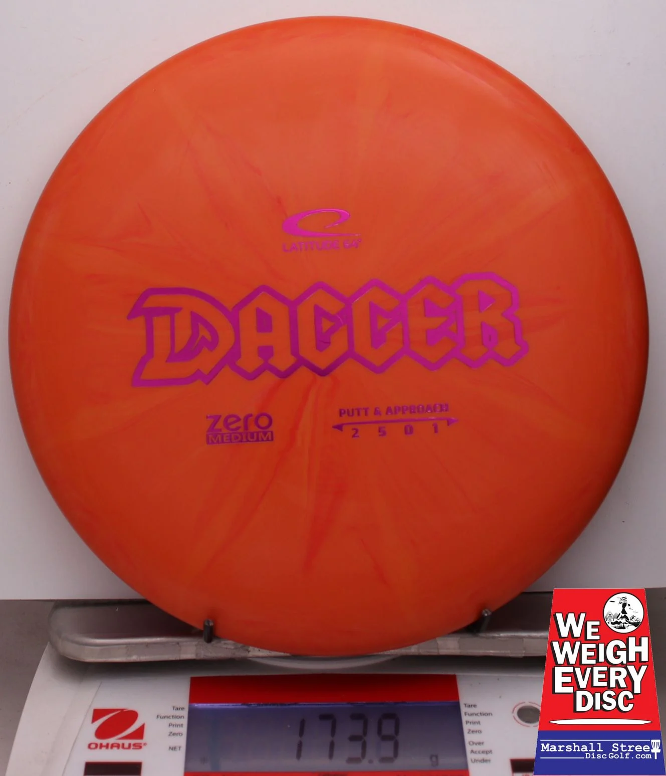 003109 Zero Medium Burst Dagger - #40 Orange, 174