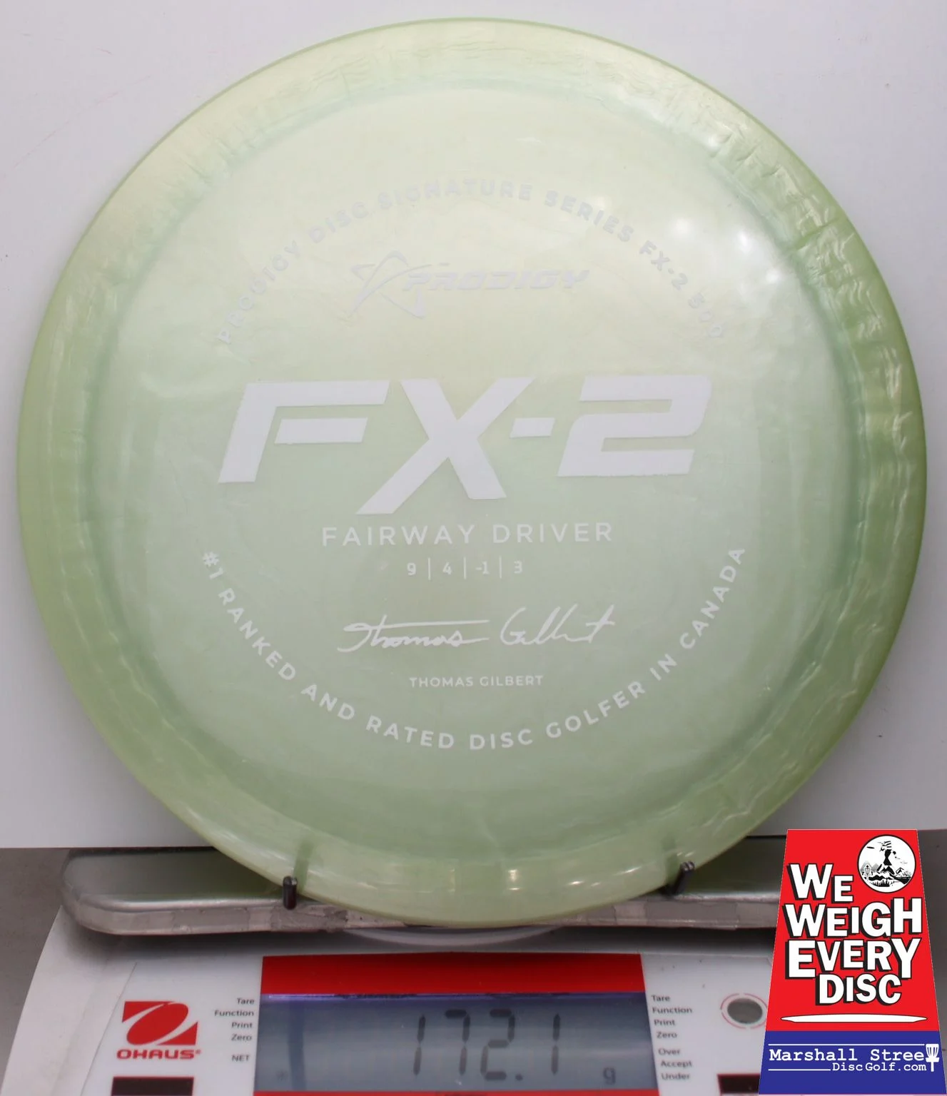 003203 FX-2, 500 Thomas Gilbert '22 - #22 PaleGreen, 172