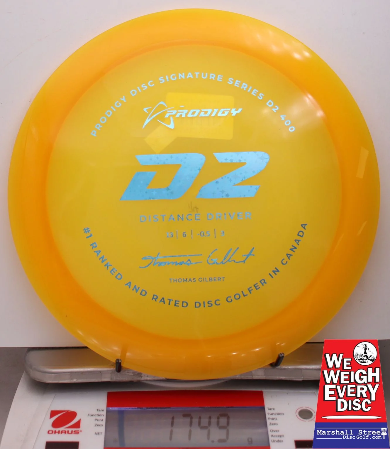 003236 Prodigy D2, 400 Thomas Gilbert 2022 - #06 Golden, 175