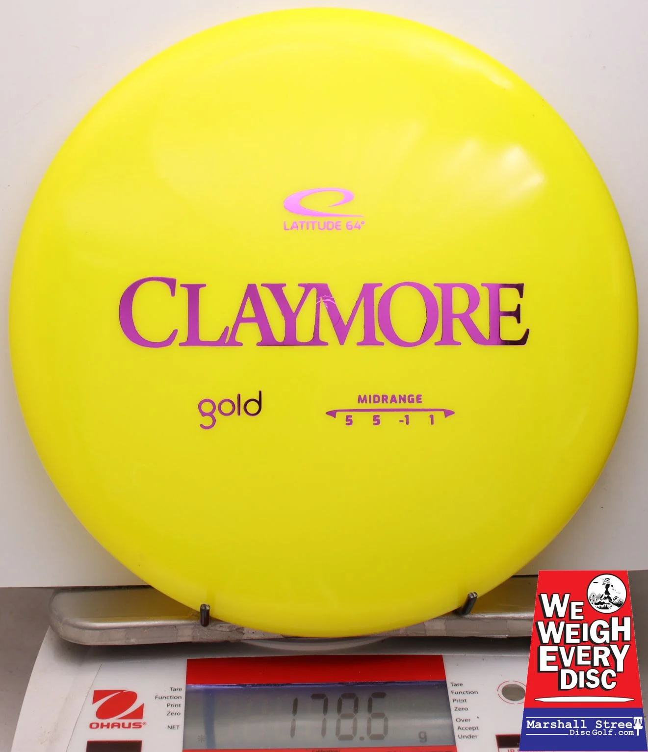 005329 Gold Claymore - #07 Yellow, 179