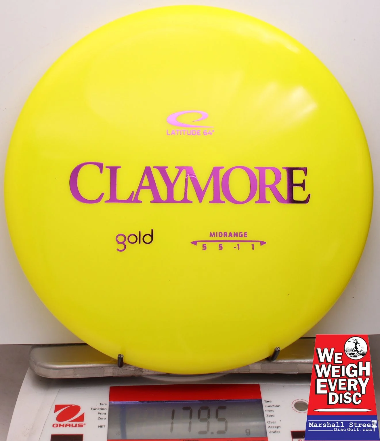 005339 Gold Claymore - #17 Yellow, 179