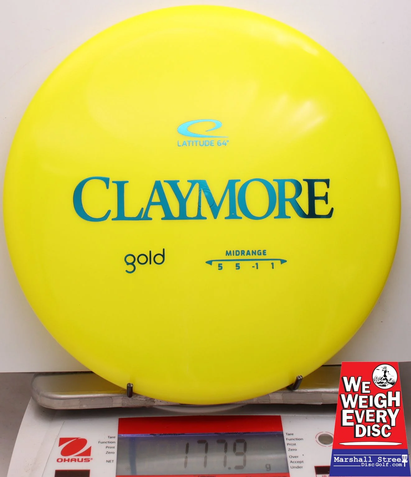 005341 Gold Claymore - #19 Yellow, 178
