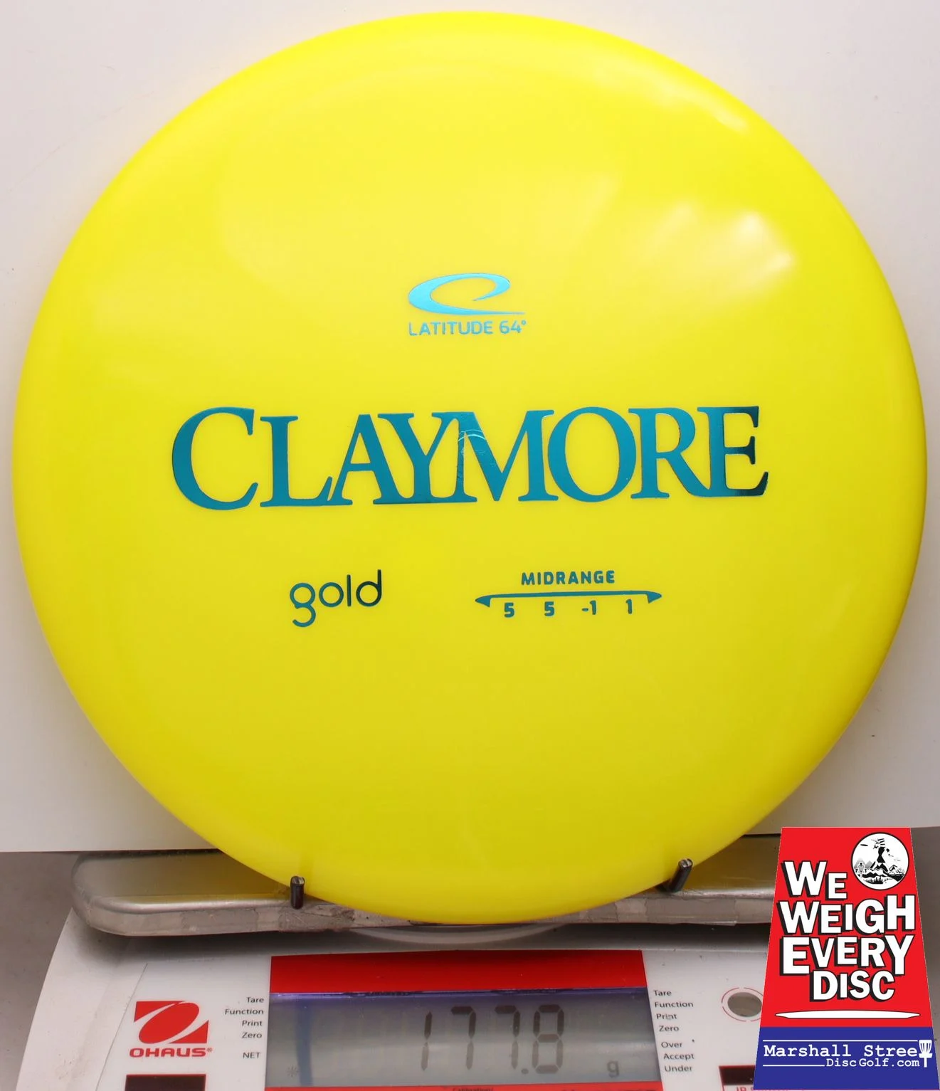 005348 Gold Claymore - #26 Yellow, 178