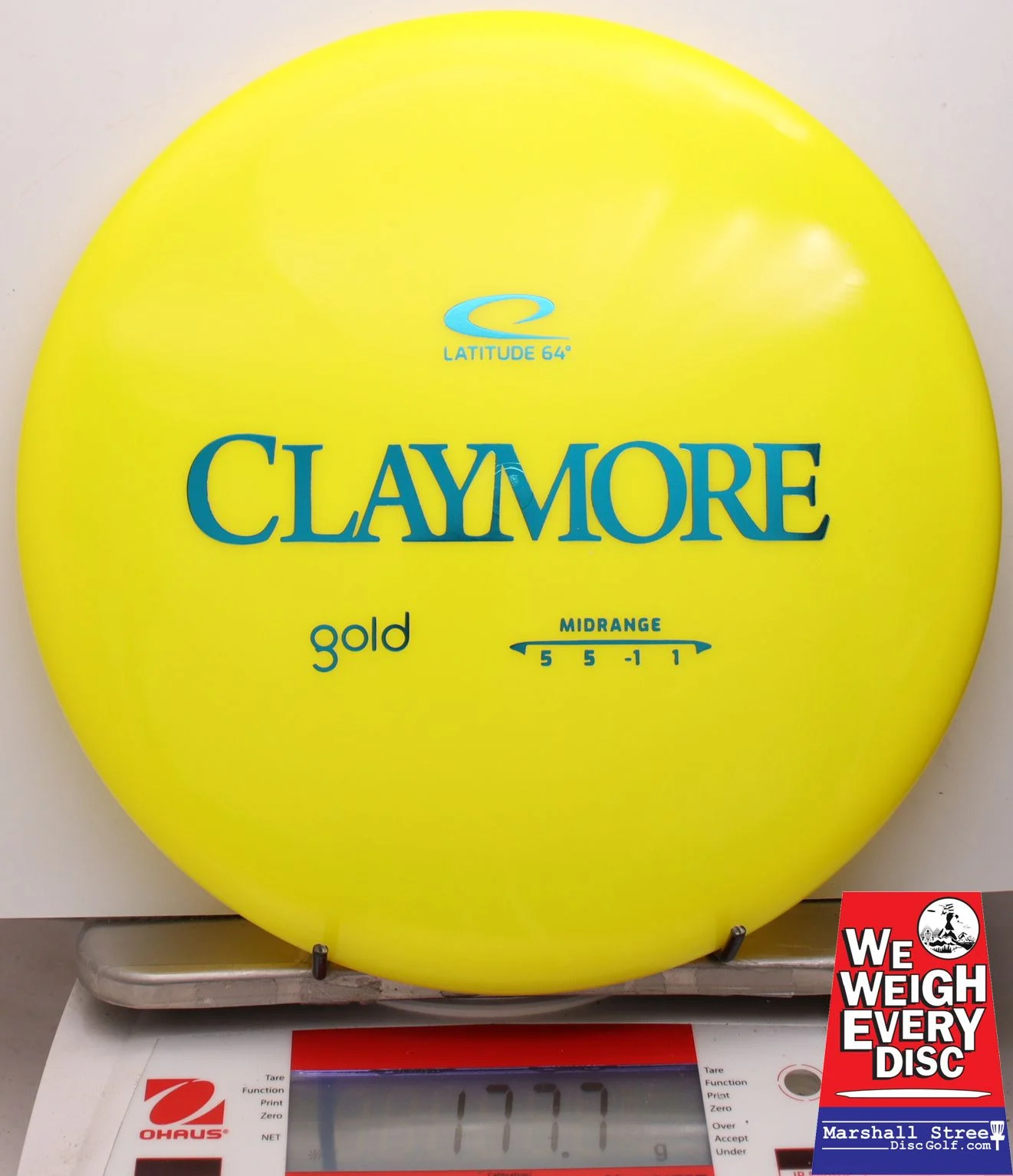 005349 Gold Claymore - #27 Yellow, 178