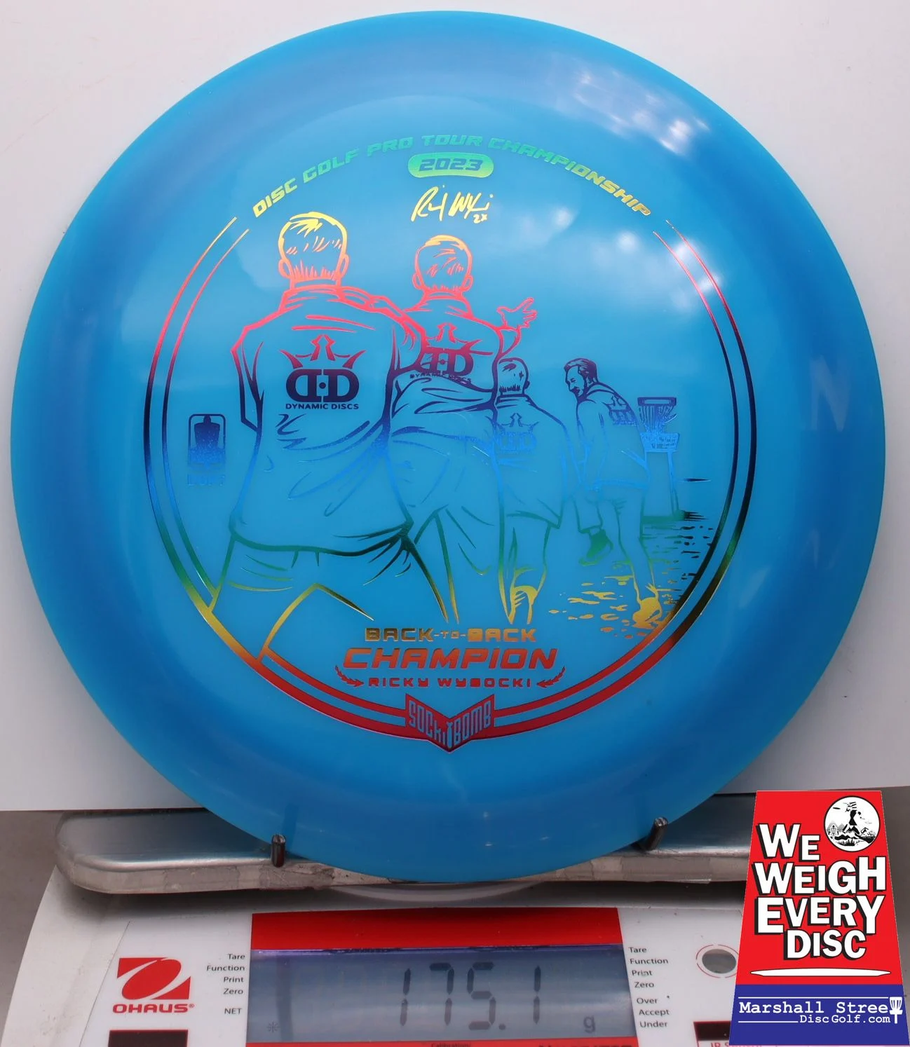 005494 Hybrid Raider, Ricky Wysocki DGPT Champion 2023 - #07 Blue, 175