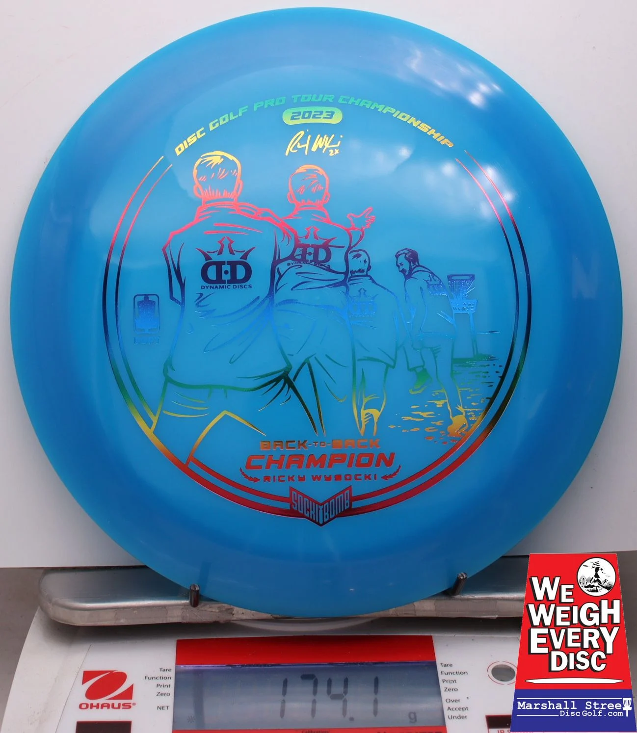 005496 Hybrid Raider, Ricky Wysocki DGPT Champion 2023 - #09 Blue, 174