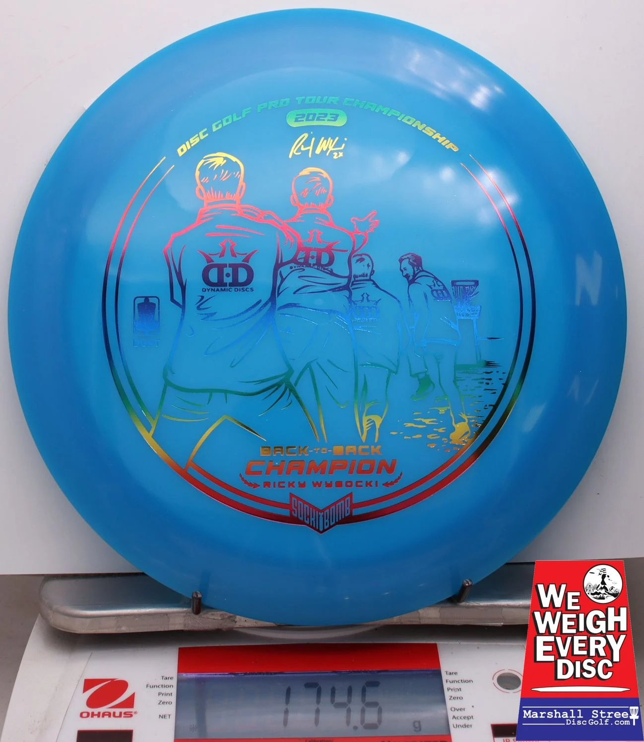 005499 Hybrid Raider, Ricky Wysocki DGPT Champion 2023 - #12 Blue, 175