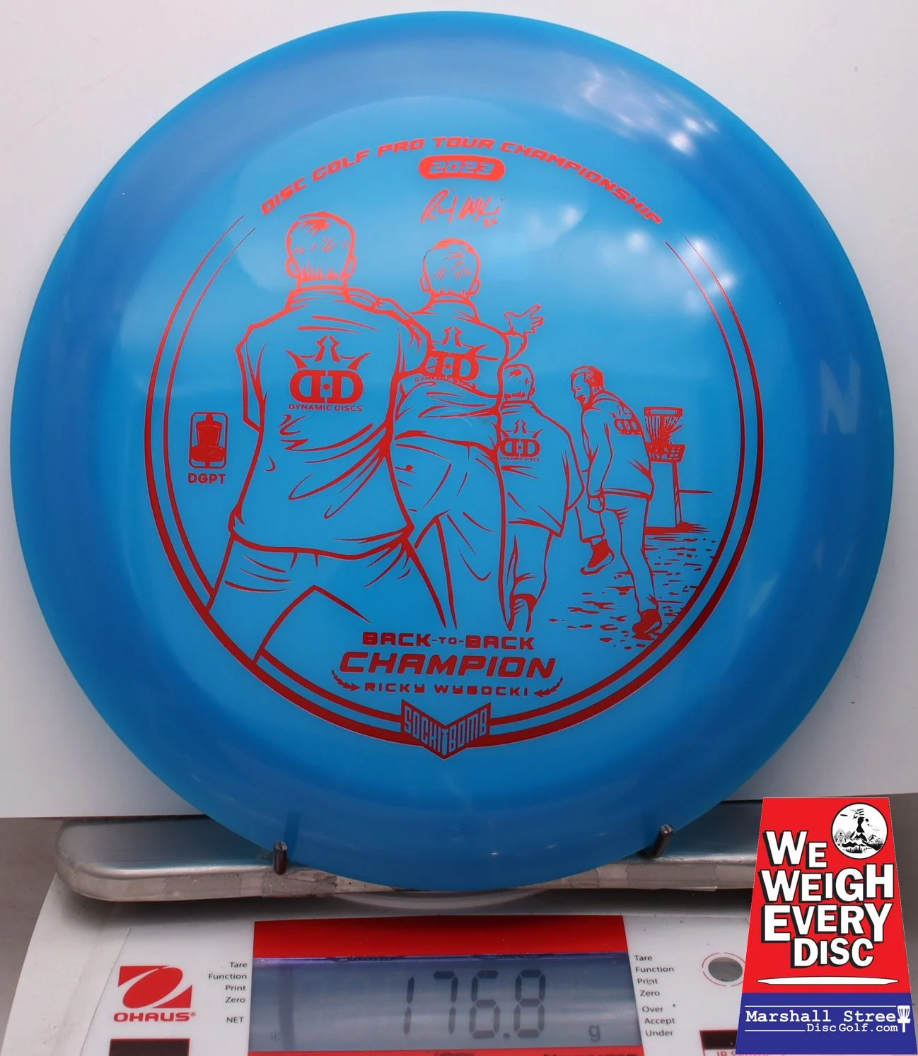 005501 Hybrid Raider, Ricky Wysocki DGPT Champion 2023 - #14 Blue, 177