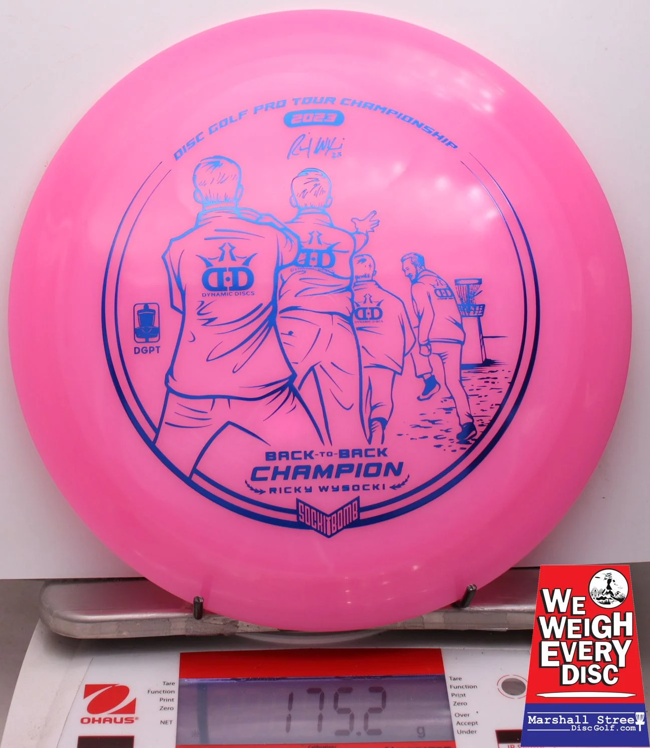 005503 Hybrid Raider, Ricky Wysocki DGPT Champion 2023 - #16 Pink, 175