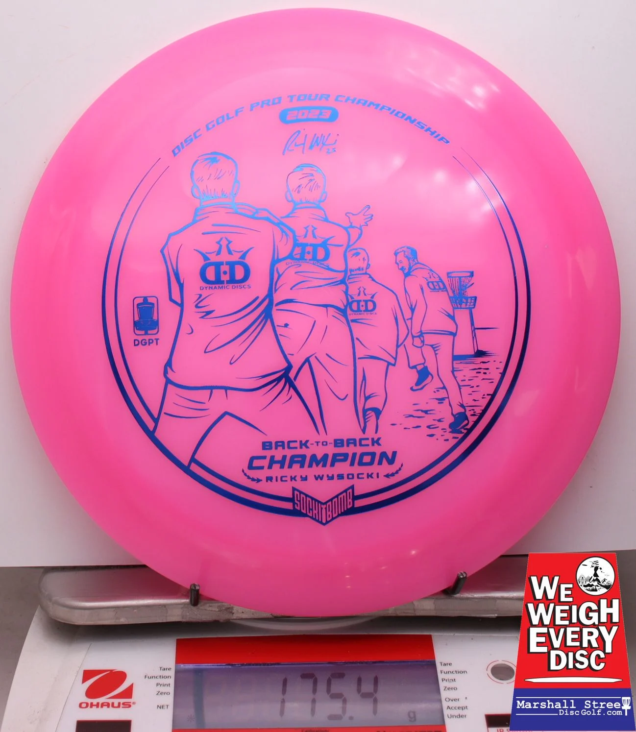 005506 Hybrid Raider, Ricky Wysocki DGPT Champion 2023 - #19 Pink, 175