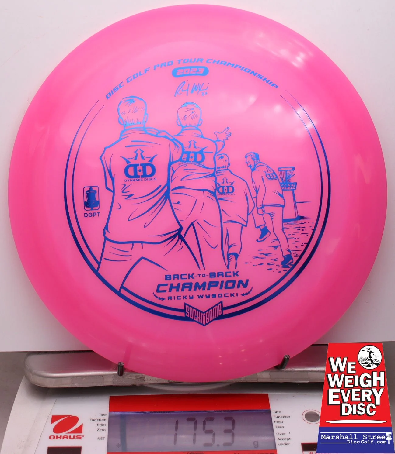 005510 Hybrid Raider, Ricky Wysocki DGPT Champion 2023 - #23 Pink, 175