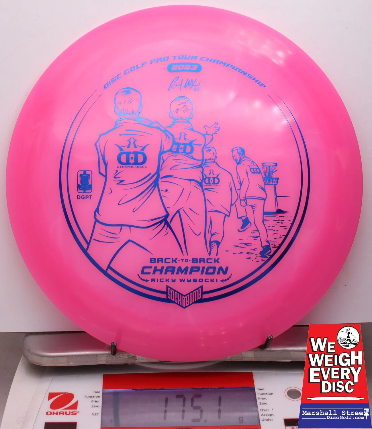 005511 Hybrid Raider, Ricky Wysocki DGPT Champion 2023 - #24 Pink, 175