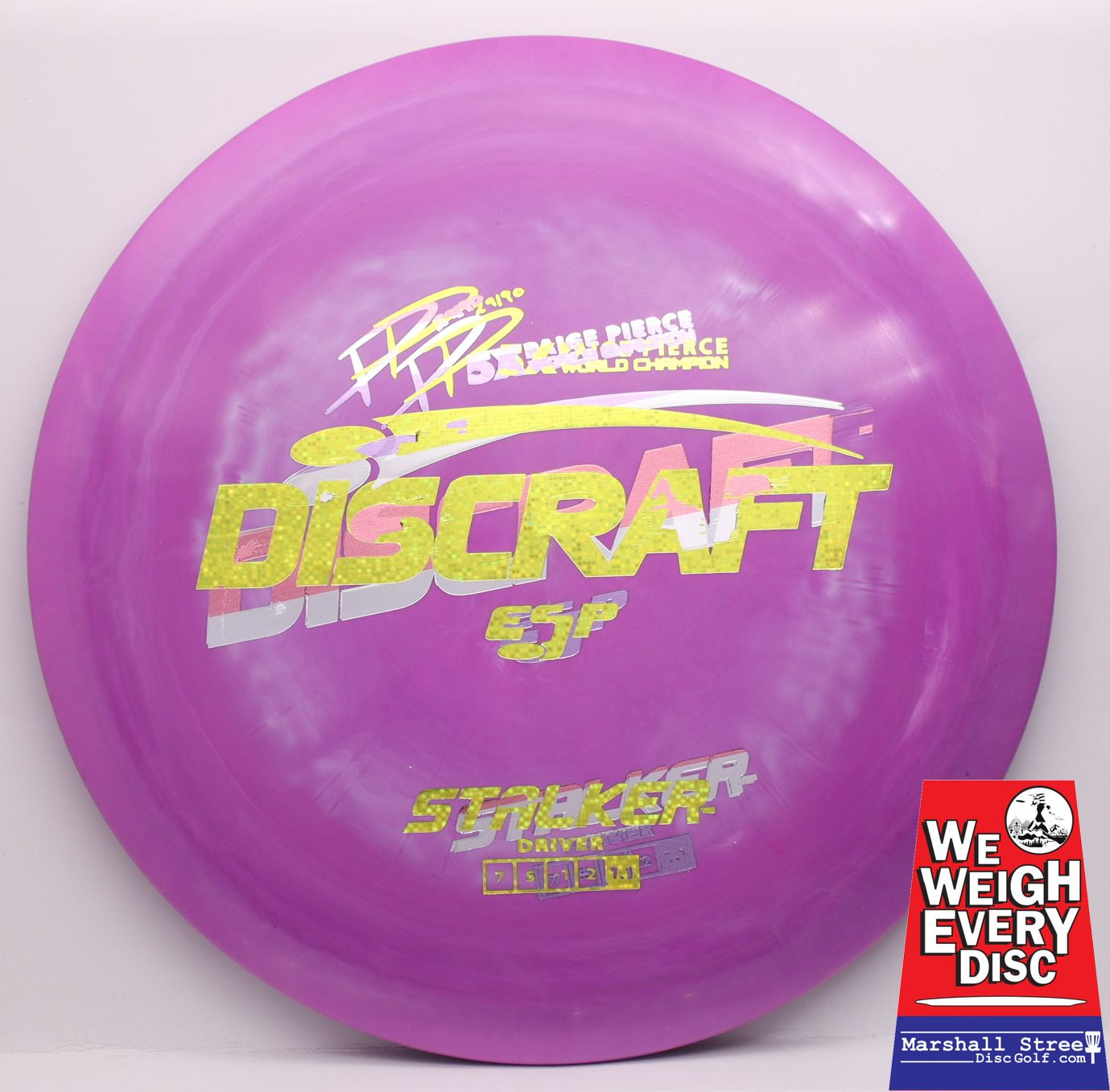 X-Out ESP Stalker, Paige Pierce 5X • Marshall Street Disc Golf