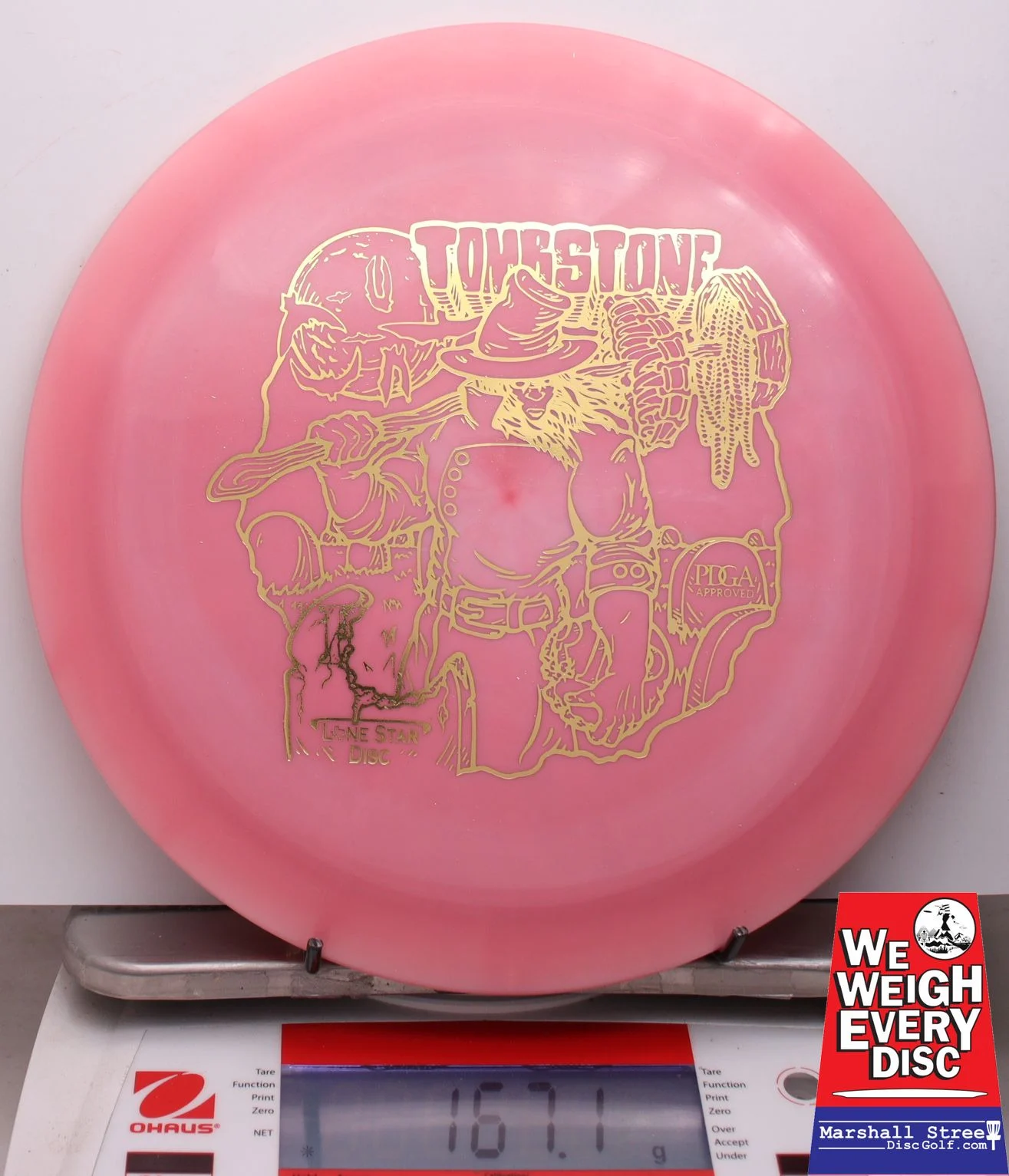 009056 Alpha Tombstone - #08 Pink, 167