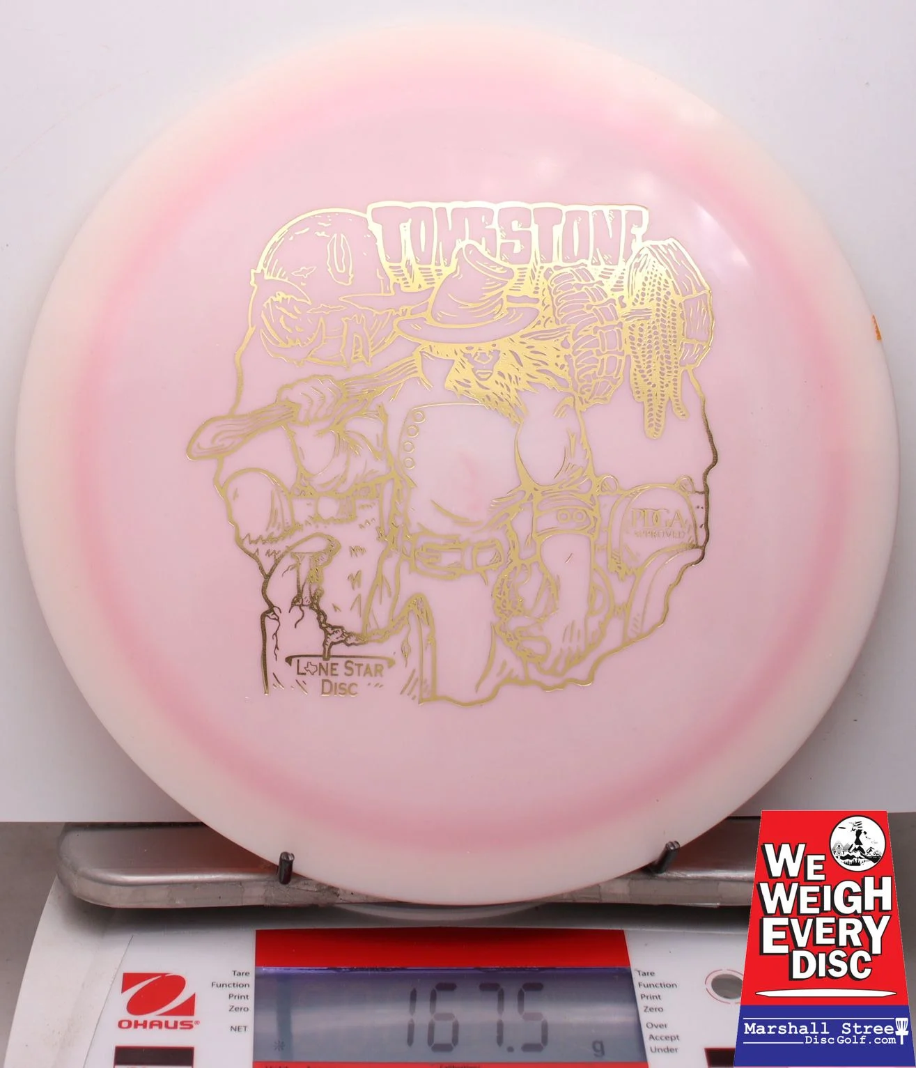 009058 Alpha Tombstone - #10 LtPink, 167