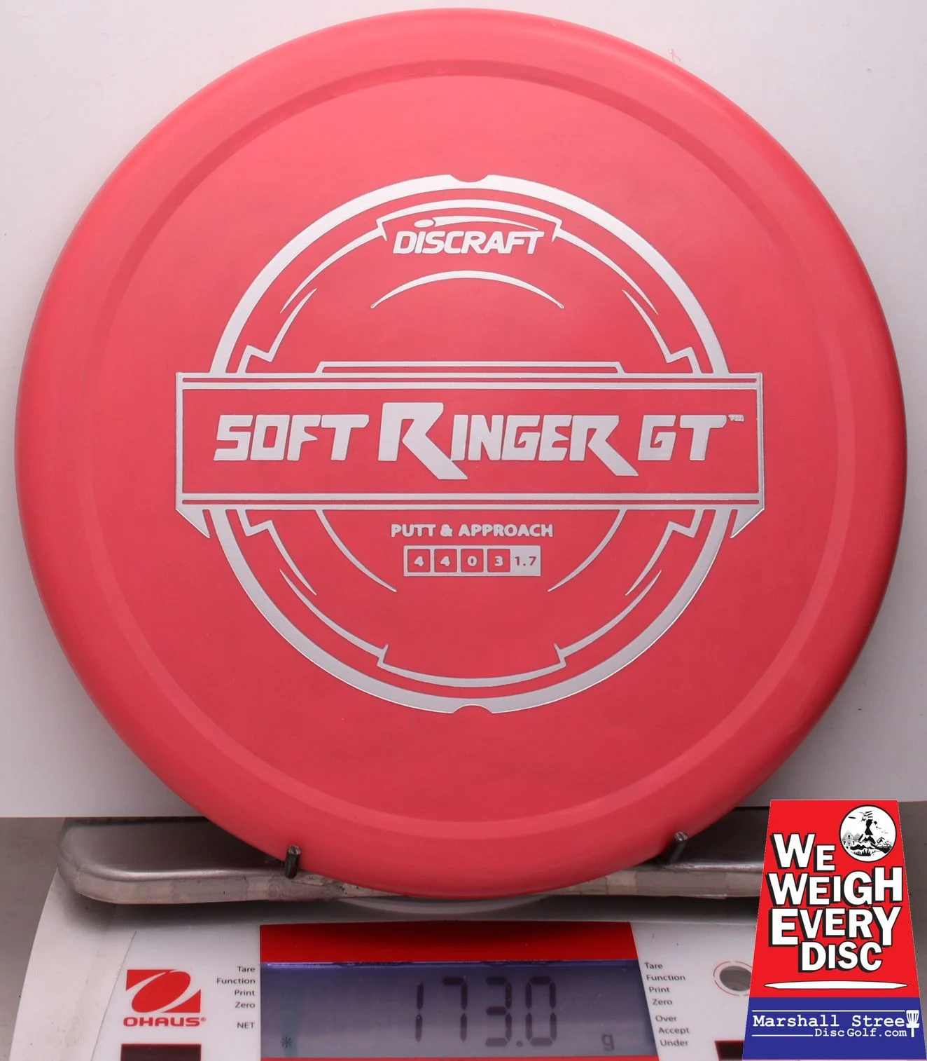 009521 Putter Line Soft Ringer GT - #56 LtRed, 173