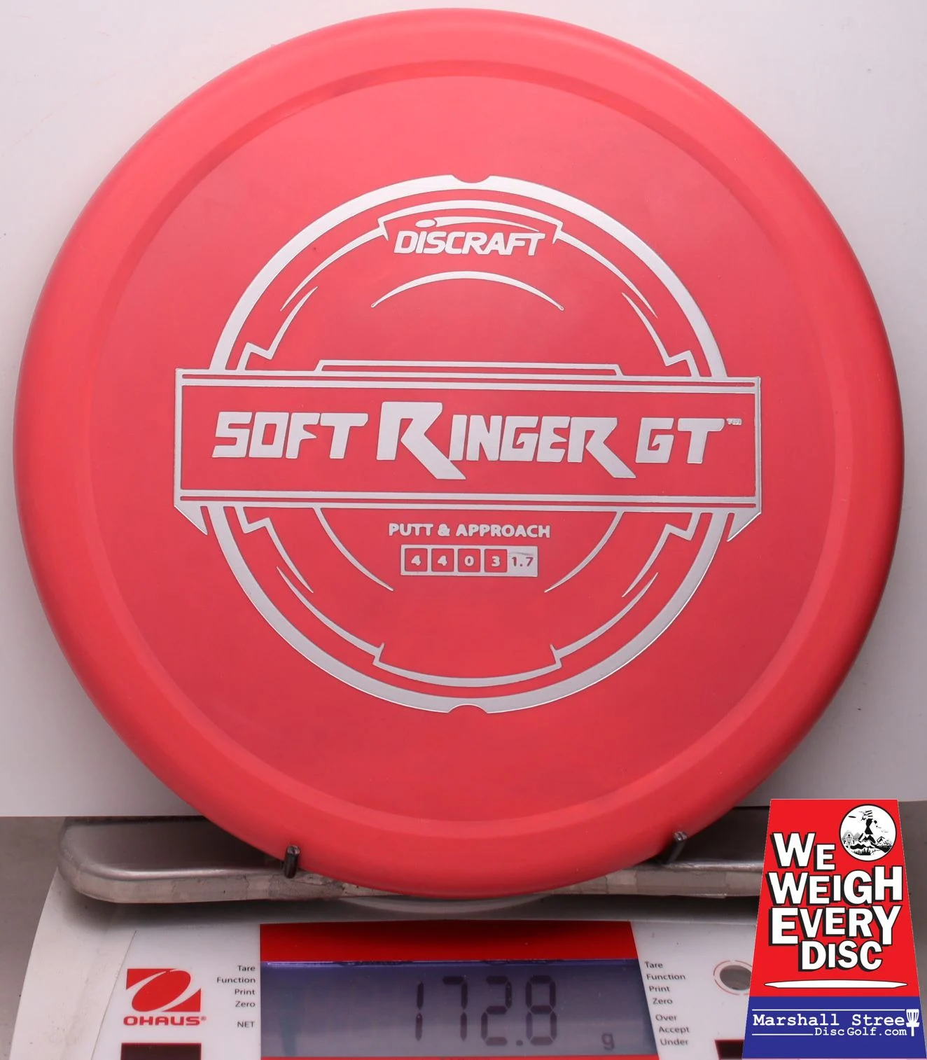 009528 Putter Line Soft Ringer GT - #63 LtRed, 173