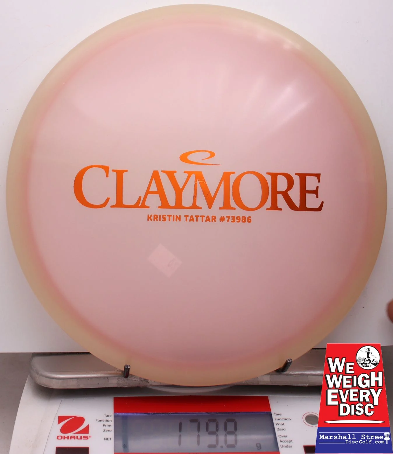009587 Opto Moonshine Orbit Claymore, Kristin Tattar - #02 Glow-LtPink, 180