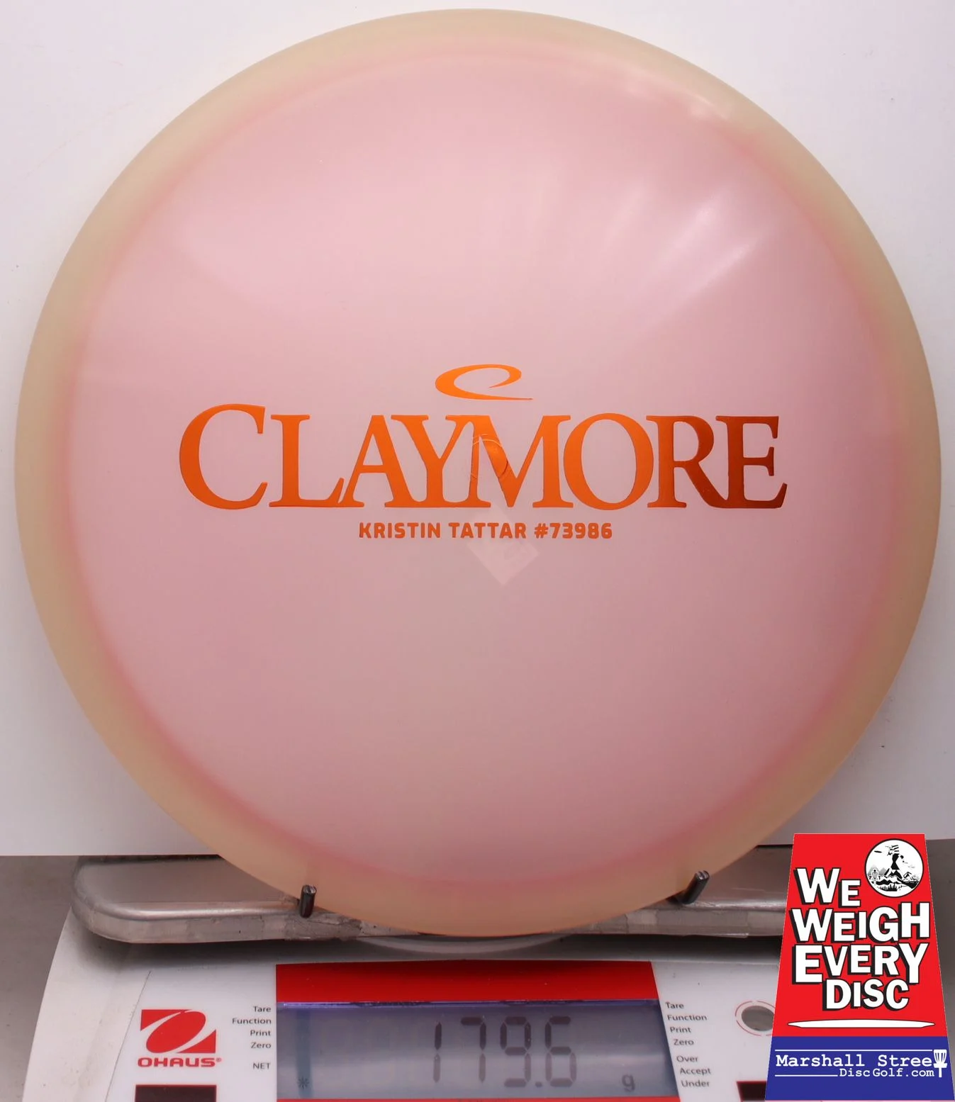 009588 Opto Moonshine Orbit Claymore, Kristin Tattar - #03 Glow-LtPink, 180