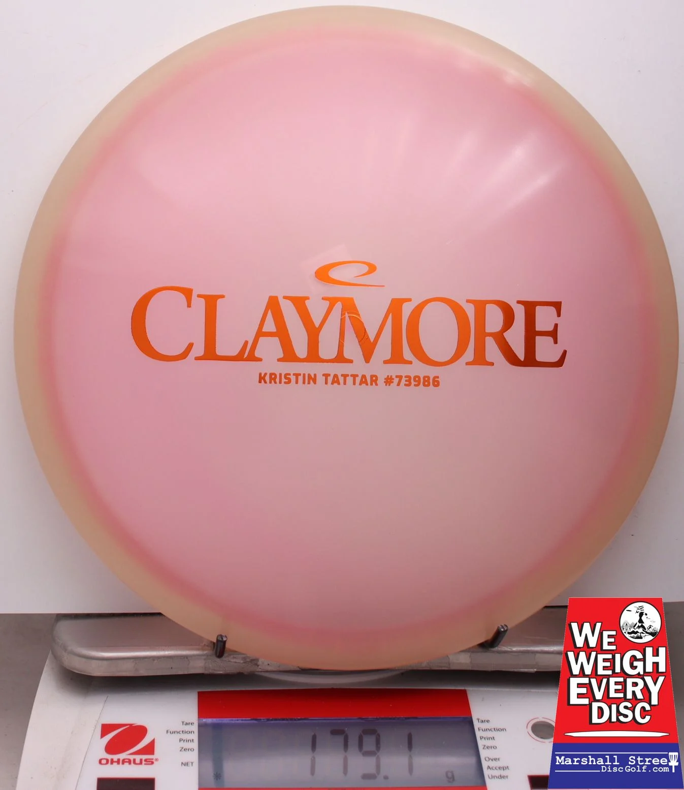 009593 Opto Moonshine Orbit Claymore, Kristin Tattar - #08 Glow-LtPink, 179