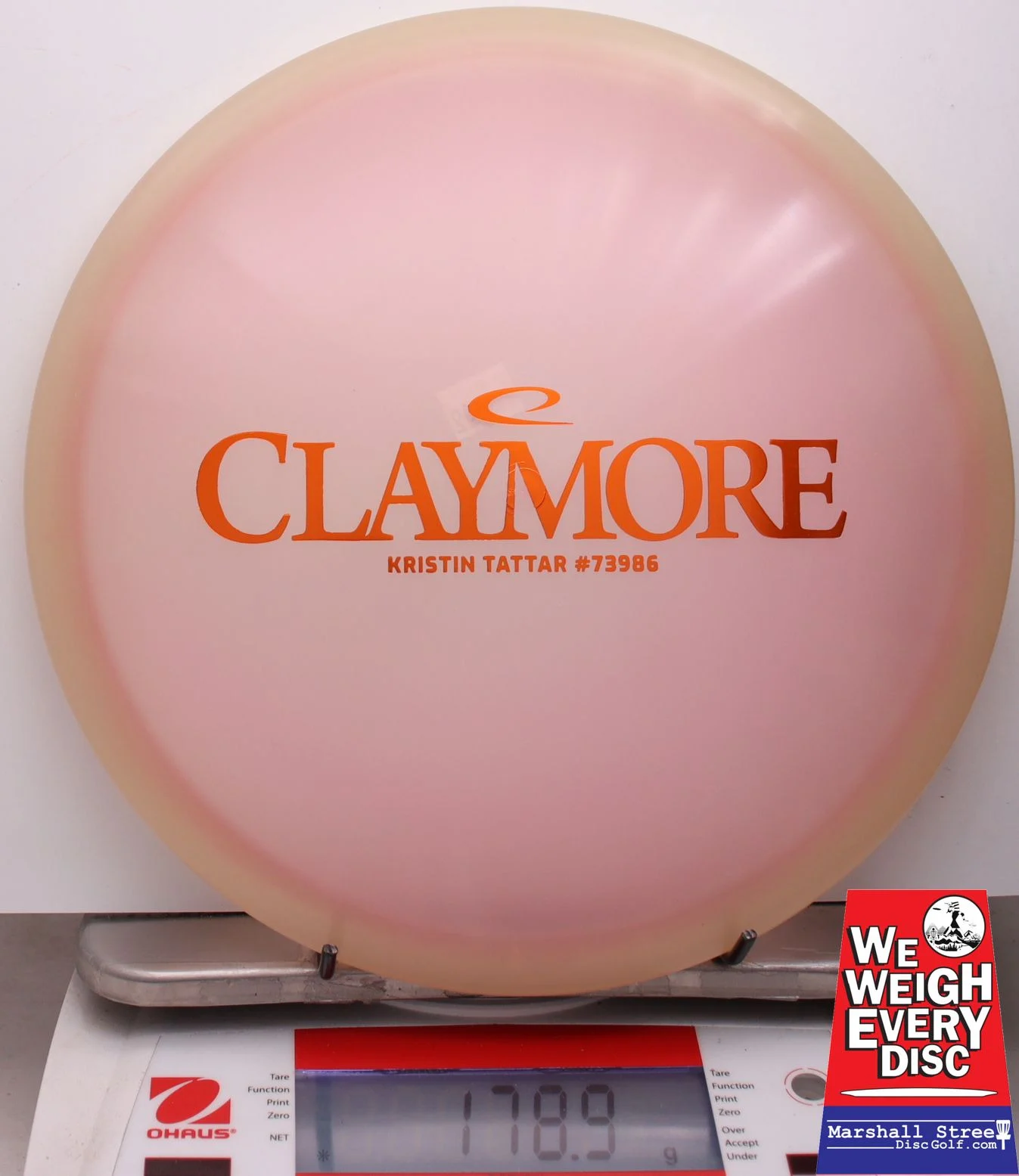 009594 Opto Moonshine Orbit Claymore, Kristin Tattar - #09 Glow-LtPink, 179