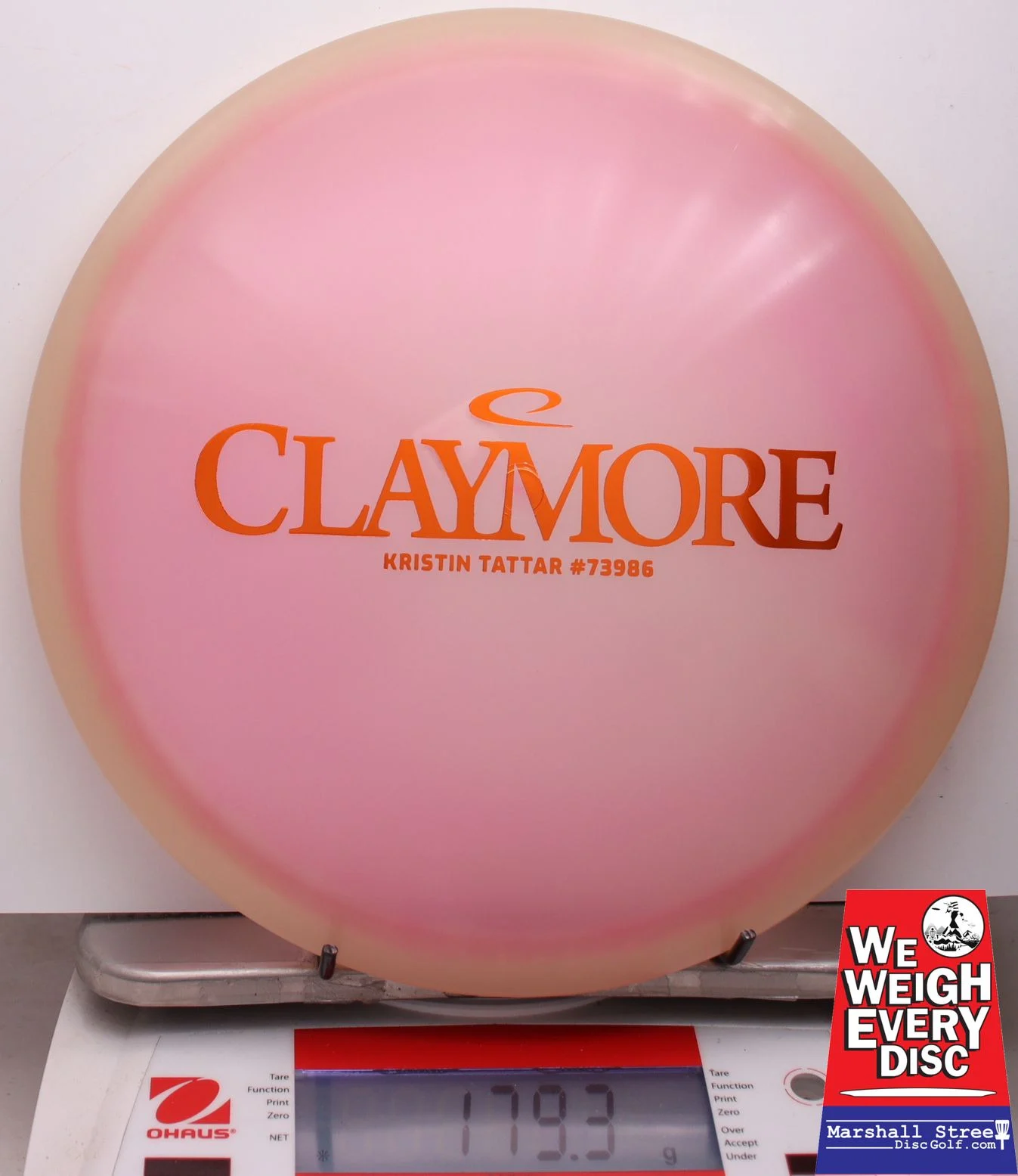 009595 Opto Moonshine Orbit Claymore, Kristin Tattar - #10 Glow-LtPink, 179