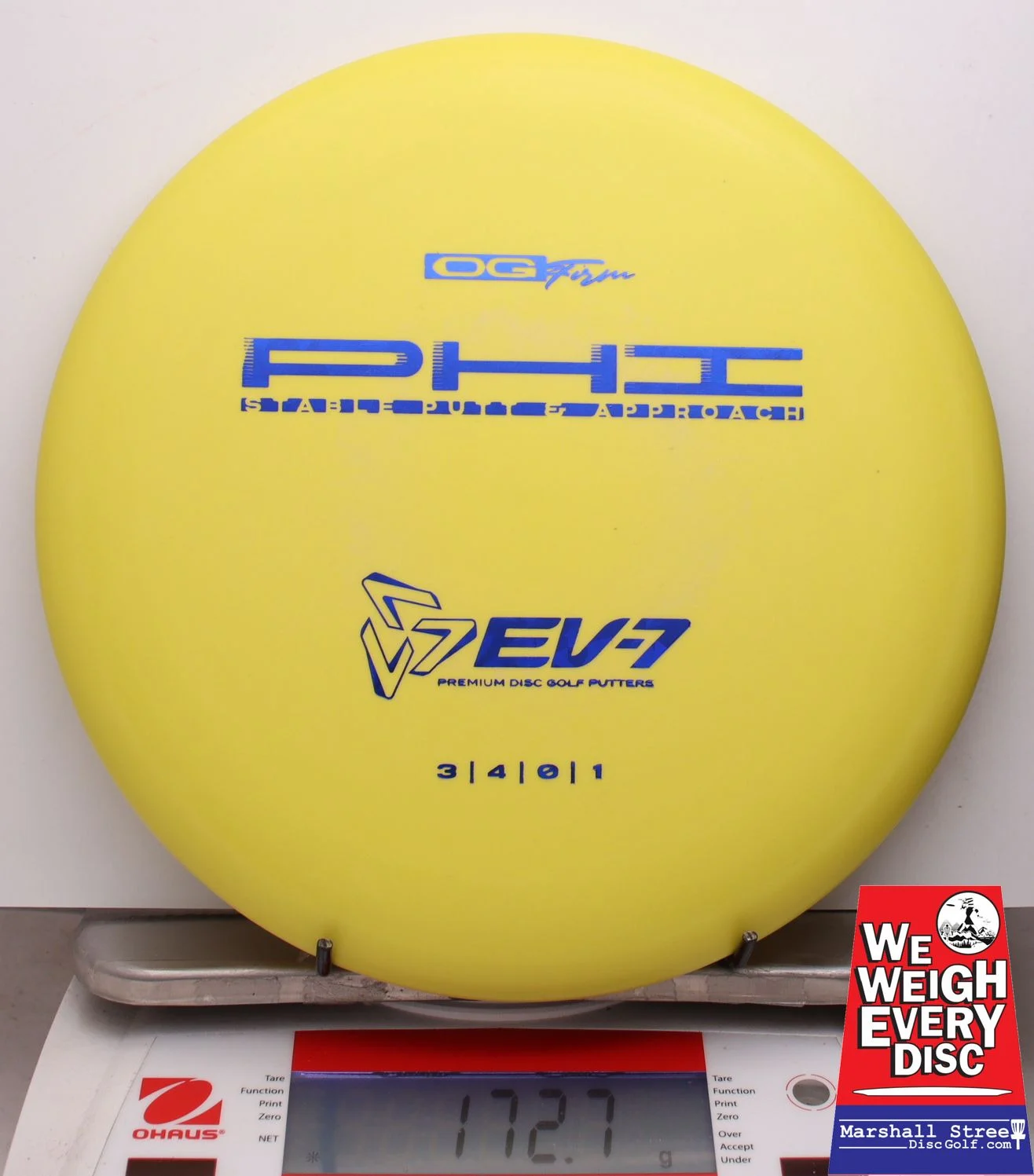 010983 EV-7 Phi, OG Firm - #71 Yellow, 173
